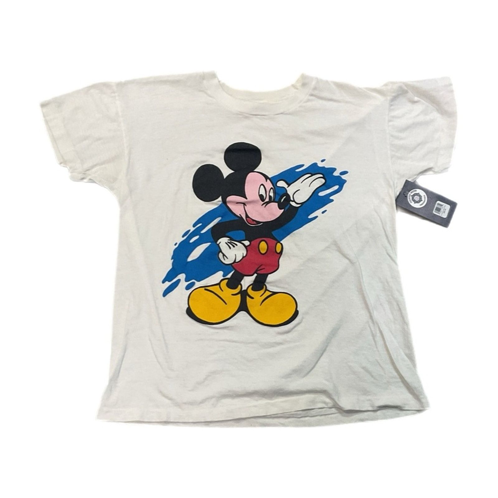Disney Vintage 80s Mickey Mouse T-Shirt Size US L / EU 52-54 / 3 - 1 Thumbnail