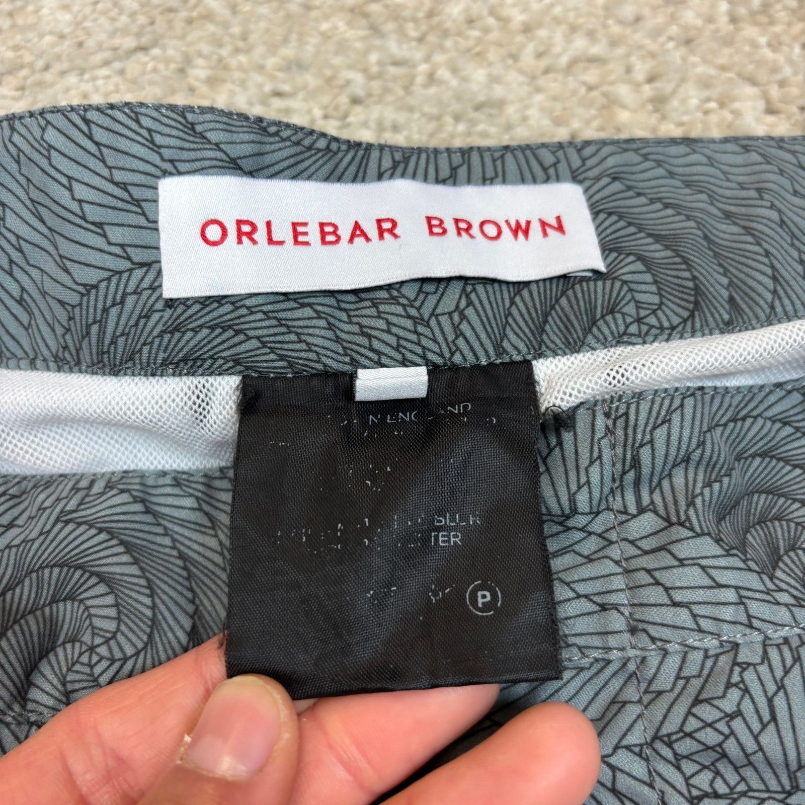 Orlebar Brown Orlebar Brown Swim Shorts Blue Swirl Trunks Bulldog Men's 36 Size US 36 / EU 52 - 4 Thumbnail