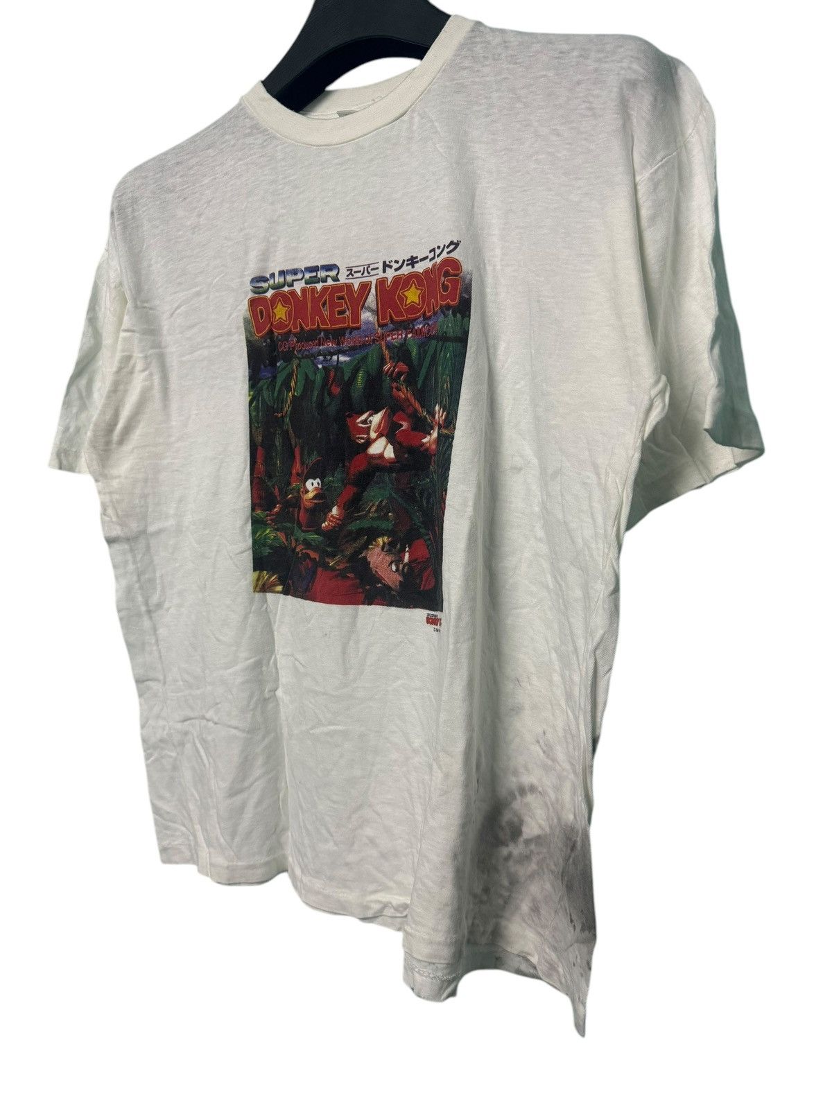 Nintendo 💥 VINTAGE NITENDO SUPER DONKEY KONG DAMAGE TSHIRT RARE Size US M / EU 48-50 / 2 - 2 Thumbnail
