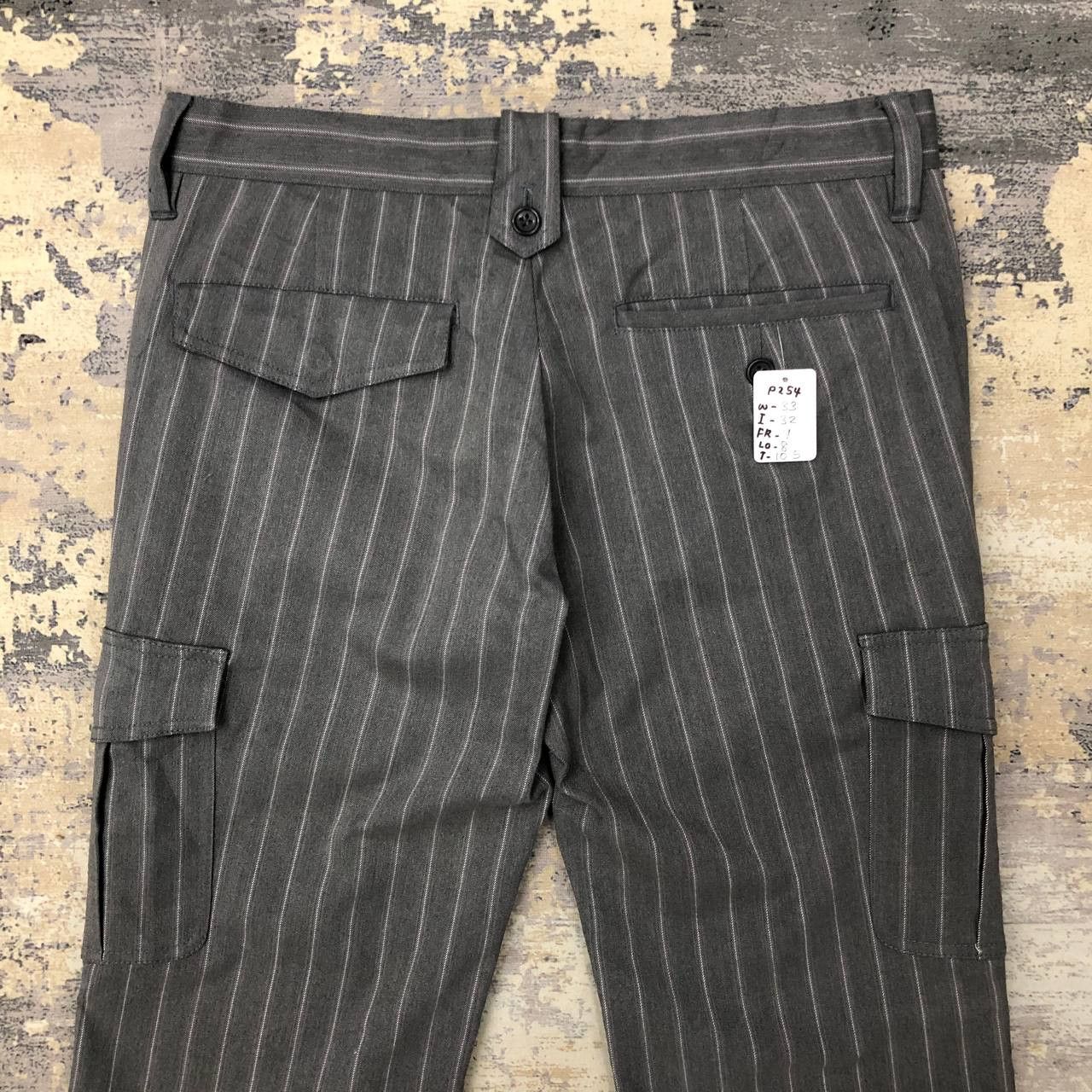 Comme Ca Ism P254 COMME CA ISM JAPAN STRIPED CARGO PANTS Size 33" - 4 Thumbnail