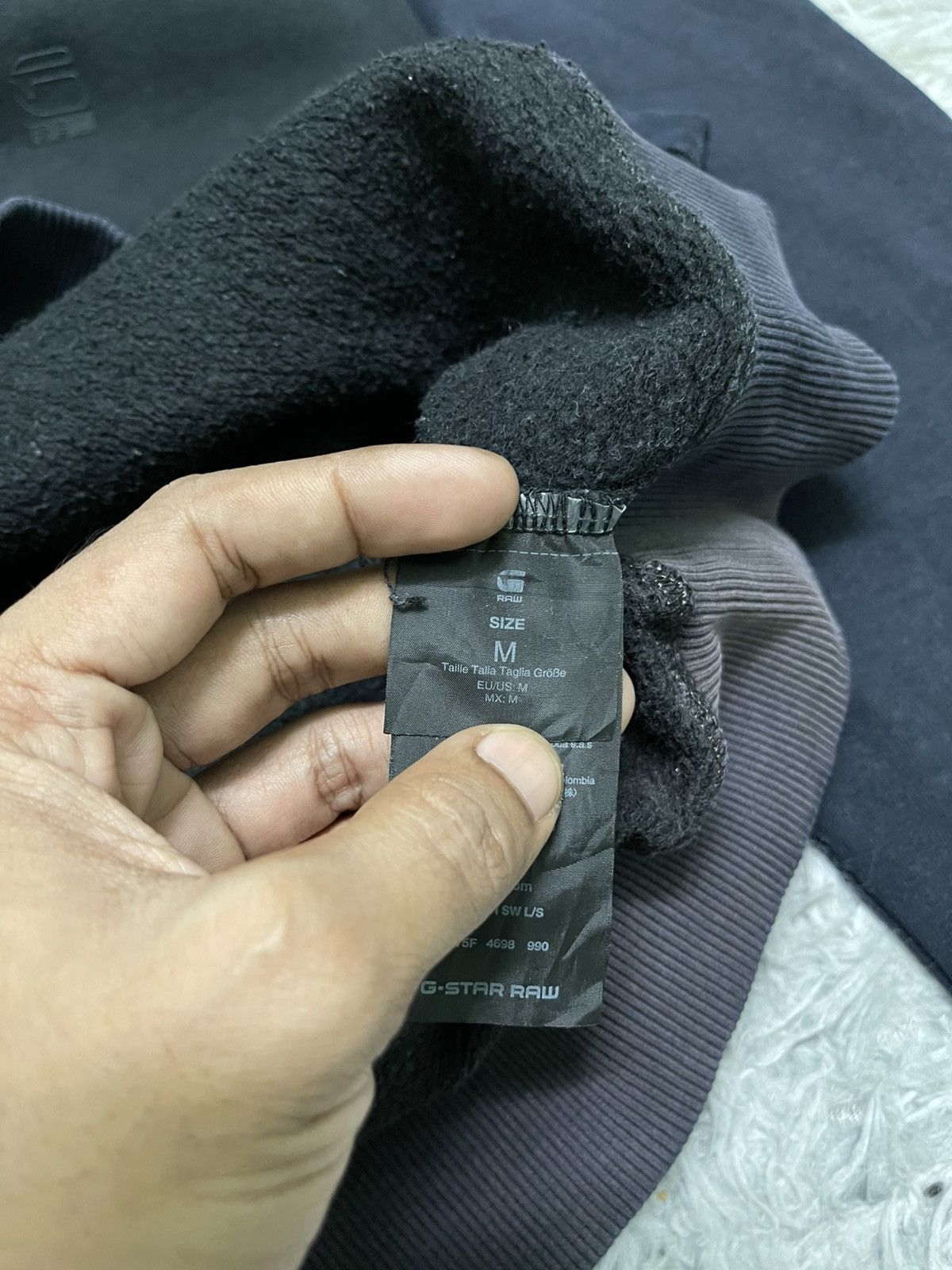 G-Star Y2K G STAR RAW SWEATSHIRT 2 TONE COLOUR NICELY FADED Size US M / EU 48-50 / 2 - 11 Thumbnail