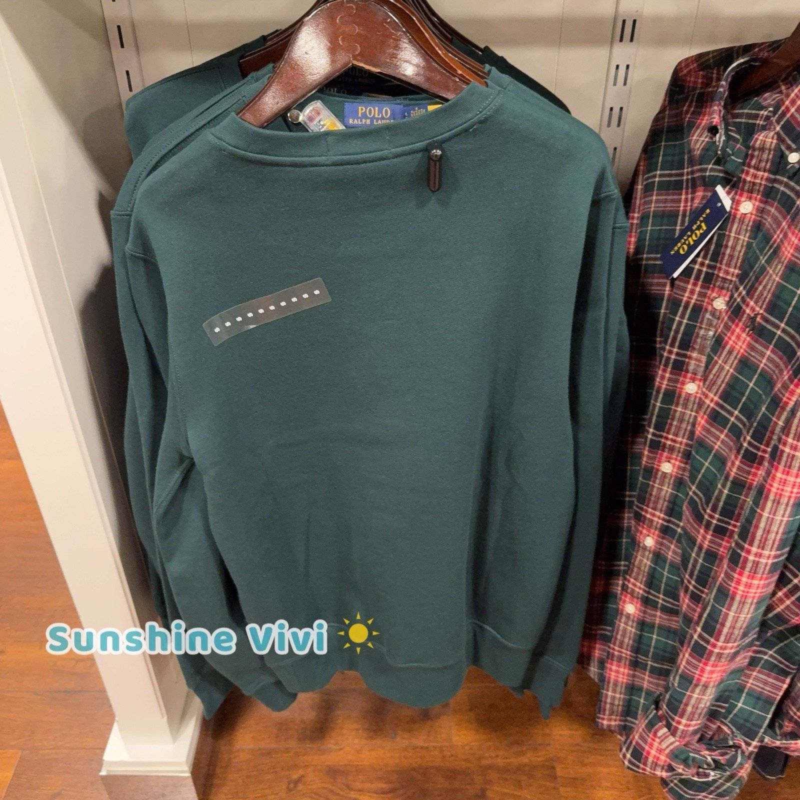 Polo Ralph Lauren NWT Ralph Lauren Men Polo Bear Fleece Sweatshirt Green Small Size US S / EU 44-46 / 1 - 4 Thumbnail