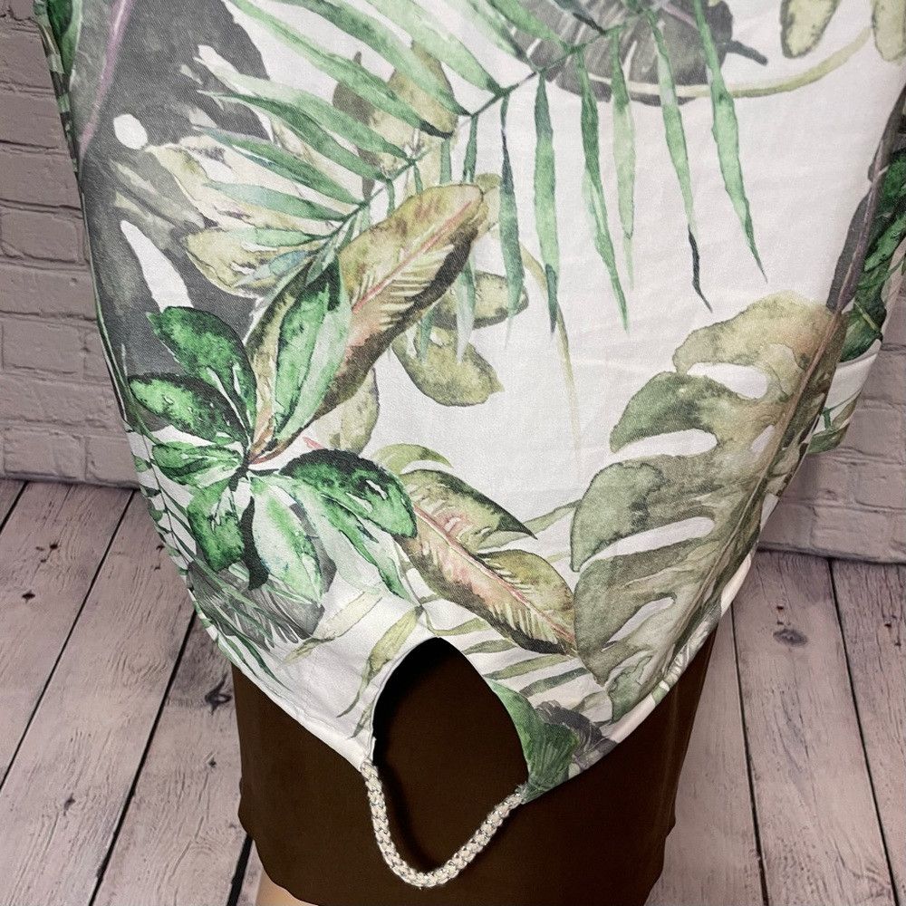 Other NWT New Carla Giannini Made In Italy Palm Print Cotton Jack Size M / US 6-8 / IT 42-44 - 9 Thumbnail