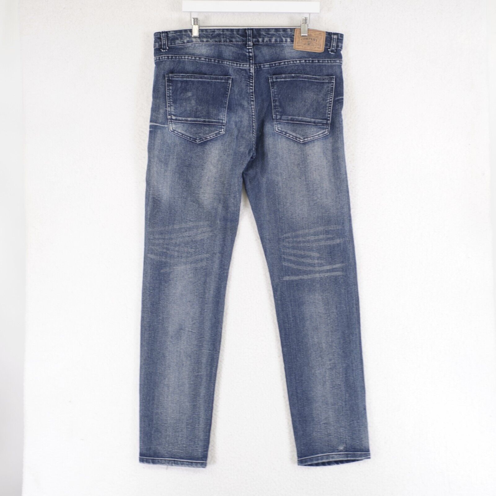 Company 81 Company 81 Stone Wash Wiskering Denim Blue Jeans 38/34 Mid R Size US 38 / EU 54 - 5 Thumbnail