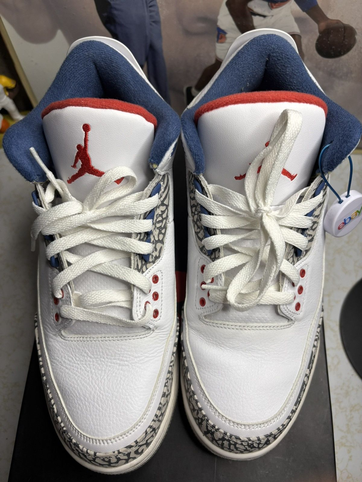 Jordan Brand Jordan Retro 3 ‘true blue’ Size US 10 / EU 43 - 2 Thumbnail