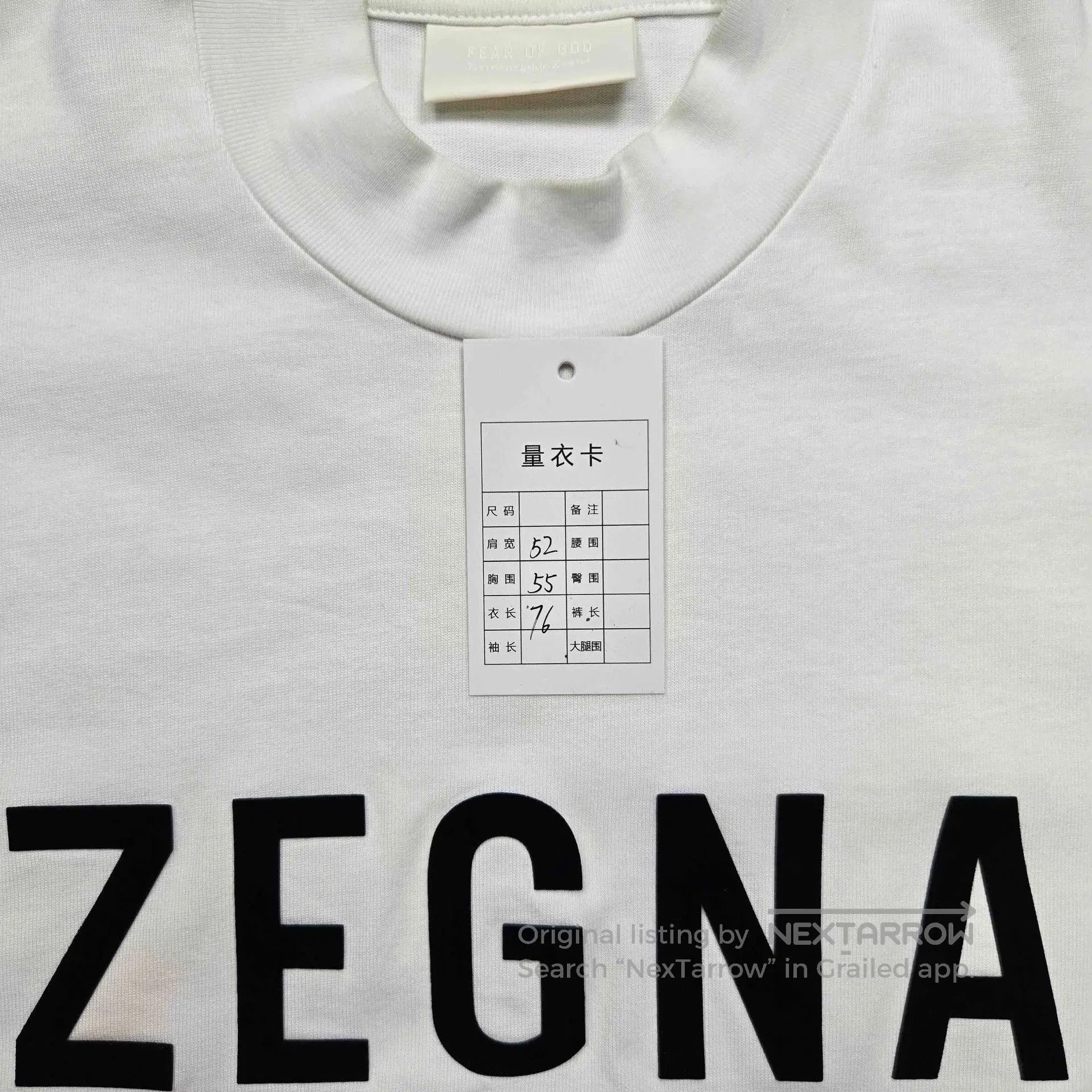 Ermenegildo Zegna fear of god zenga short sleeve t. Size US M / EU 48-50 / 2 - 7 Thumbnail