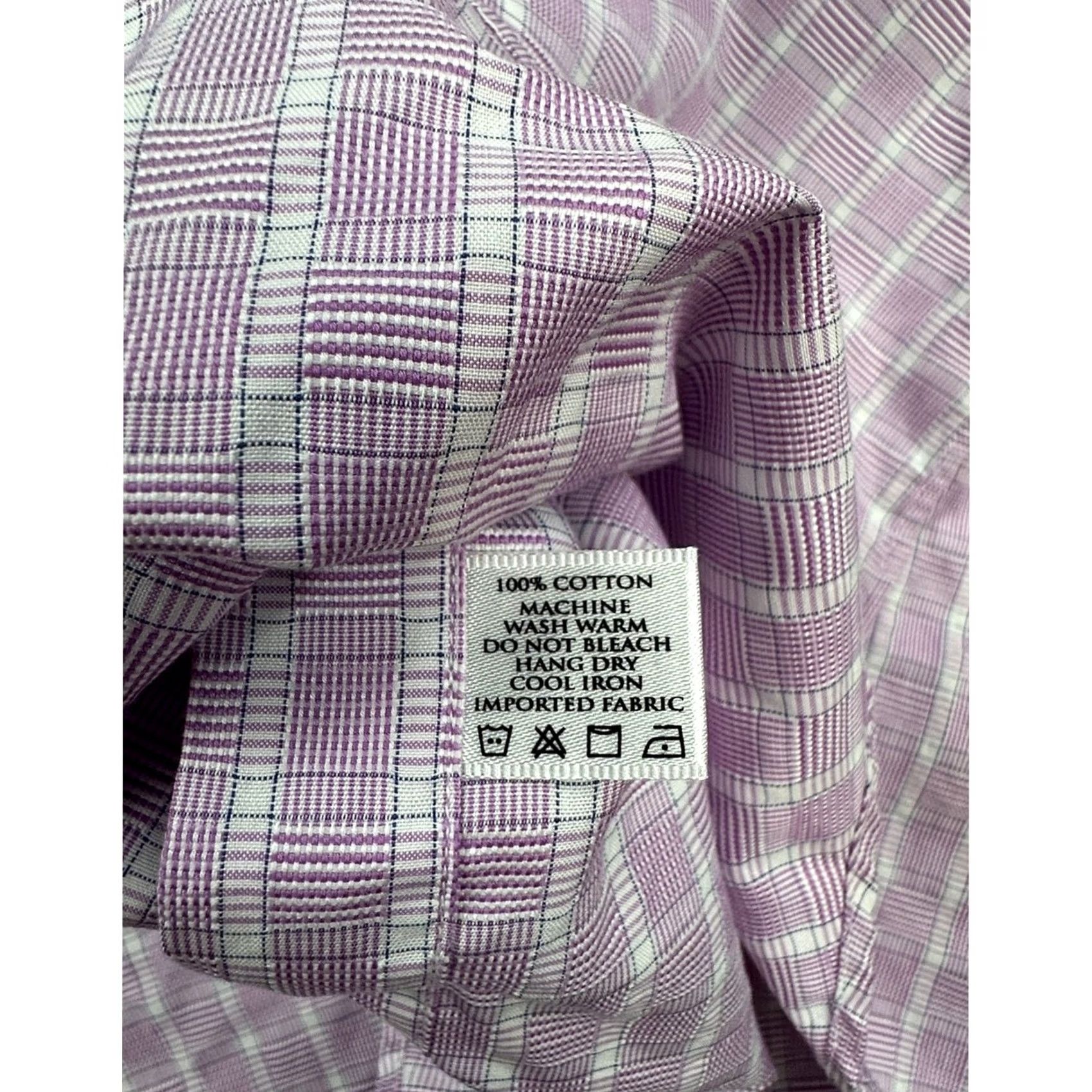 Robert Talbott Robert Talbott Estate Plaid Long Sleeve Button Down Shirt Mens M 15.5 Purple Navy White Size US M / EU 48-50 / 2 - 7 Thumbnail