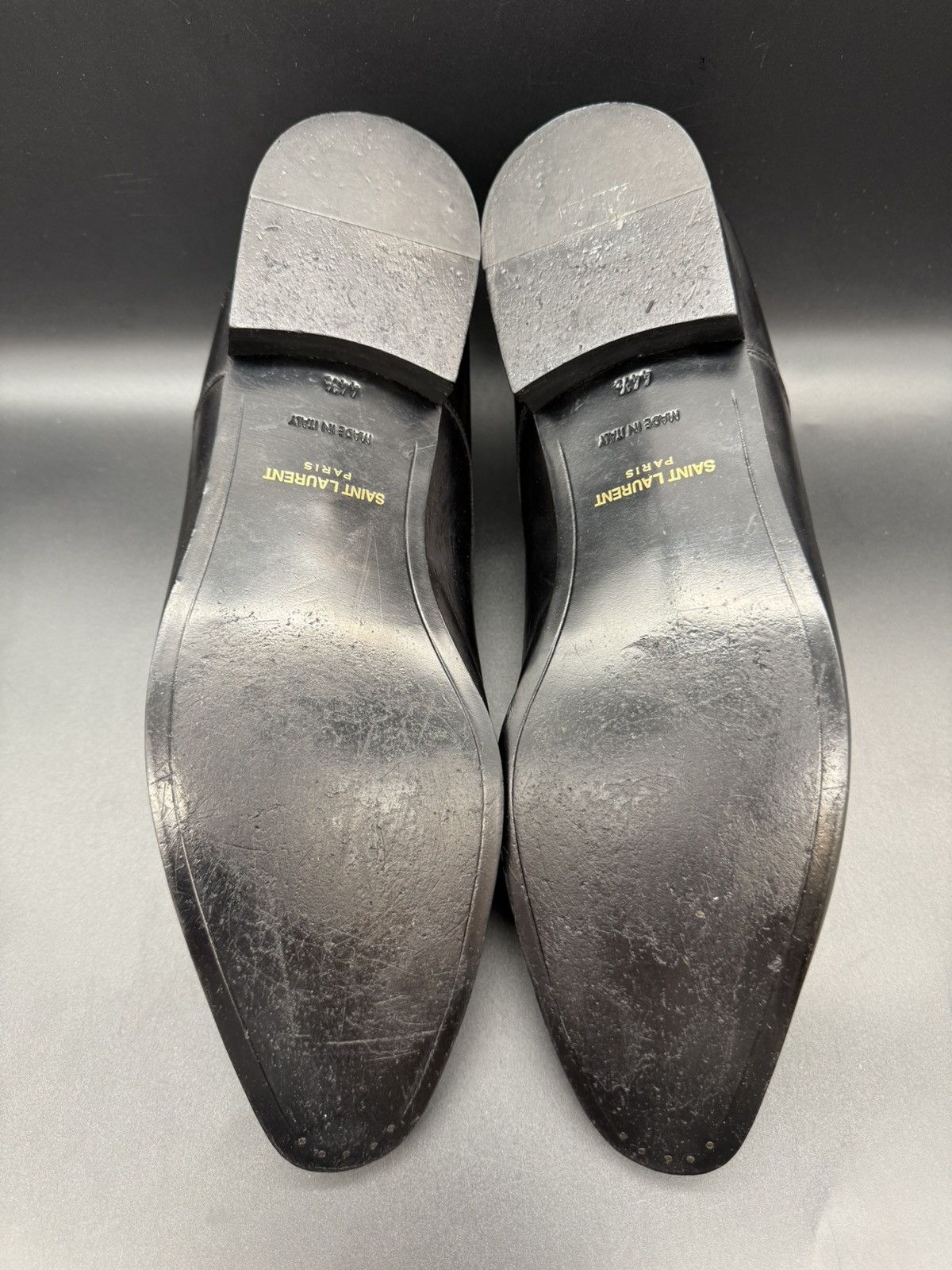 Saint Laurent Paris SAINT LAURENT PARIS — Black Leather Derby | EU 44.5 Size US 11.5 / EU 44-45 - 11 Thumbnail