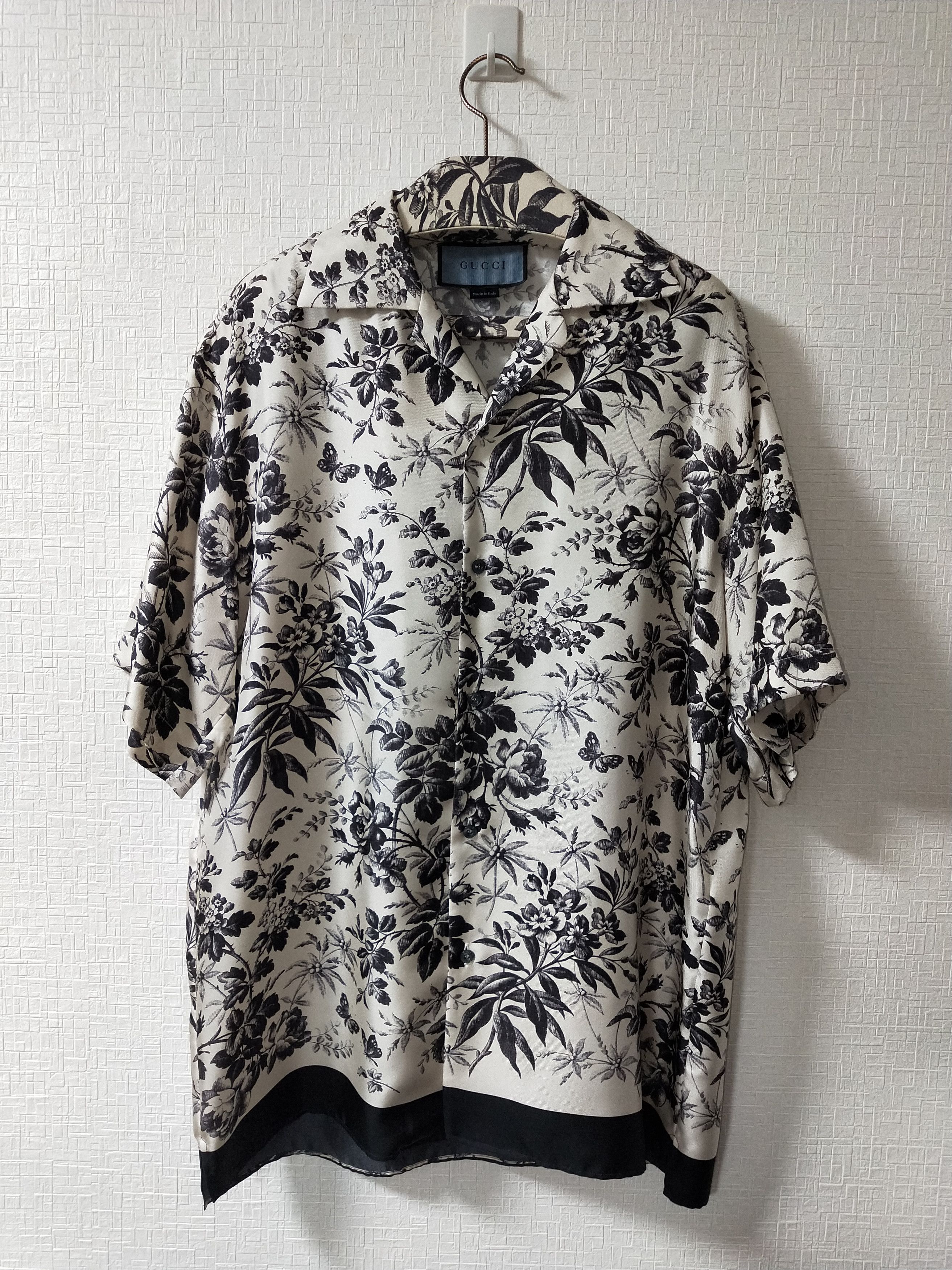 Gucci Blooms Floral Silk Shirt Size US M / EU 48-50 / 2 - 1 Thumbnail