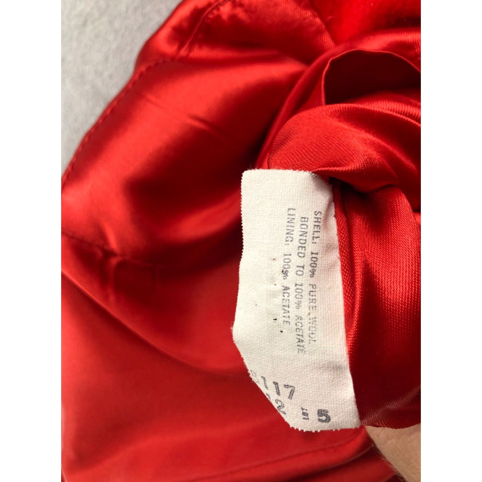 Mackintosh VTG Mackintosh Coat Womens 12 Red Wool Overcoat Buttoned 80s 90s USA Made Vintage Limited Size XL / US 12-14 / IT 48-50 - 4 Thumbnail