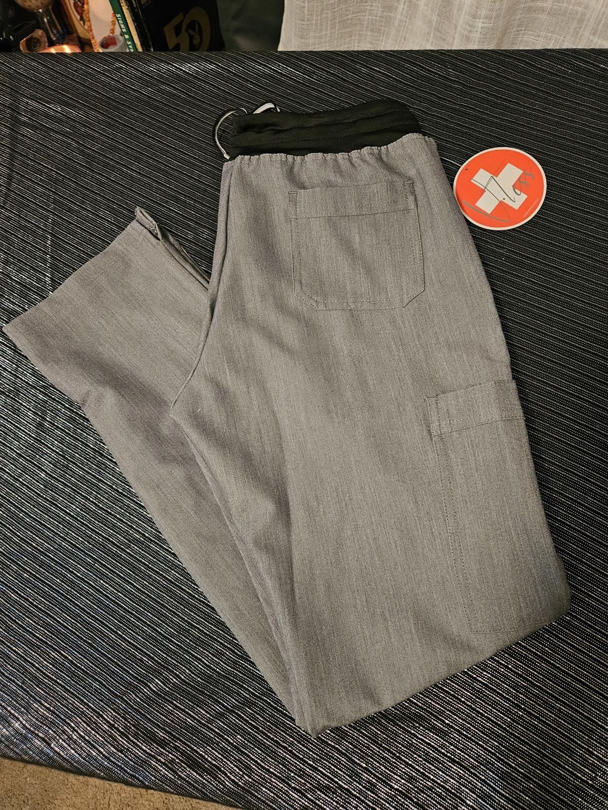 Designer White Cross, XS. gray scrub bottoms, NWT Size ONE SIZE - 2 Thumbnail