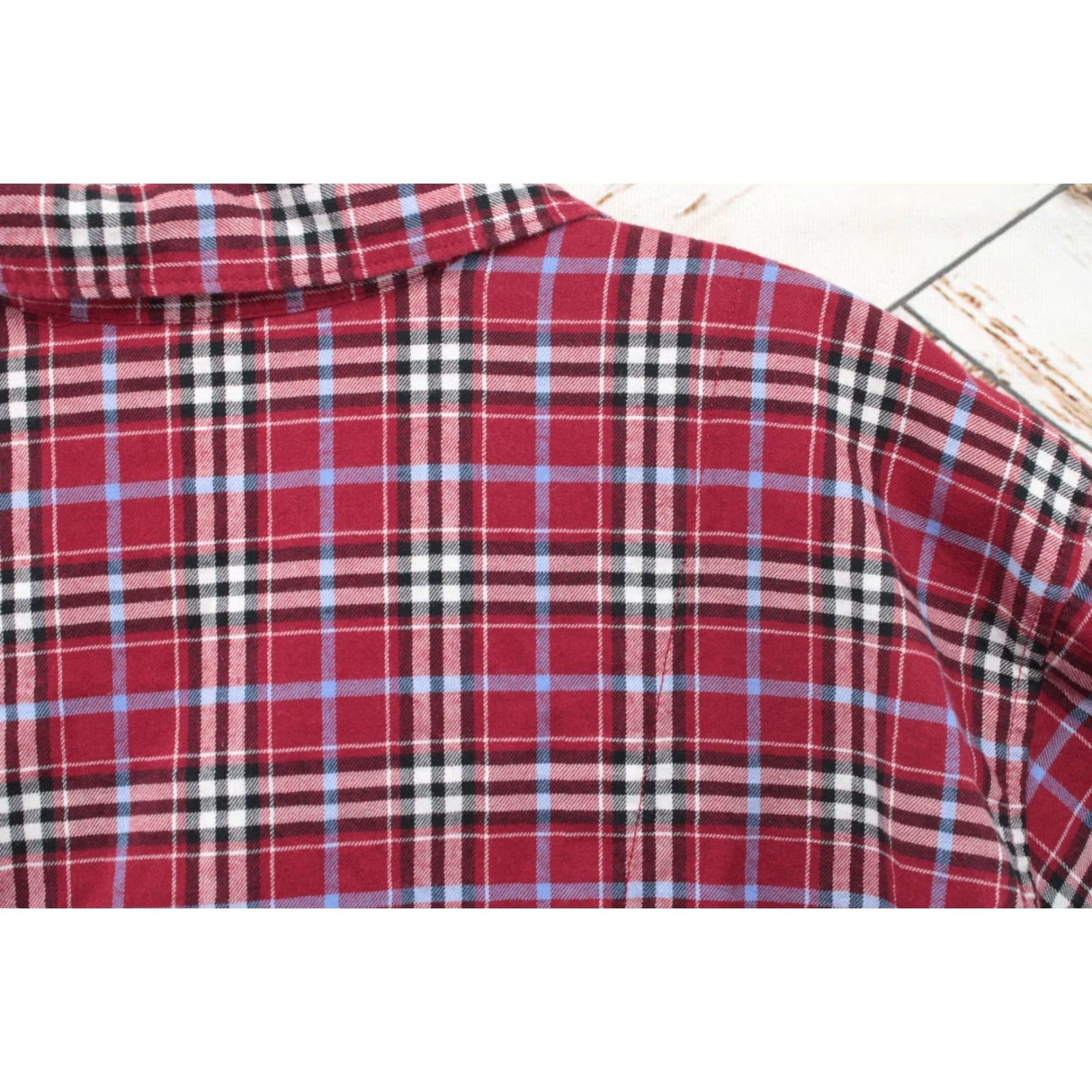 Polo Ralph Lauren Polo Ralph Lauren Pajama Top Mens Medium Red Plaid Button Up Cotton Sleepwear Night Shirt Regular 100% Cotton Size US M / EU 48-50 / 2 - 5 Thumbnail