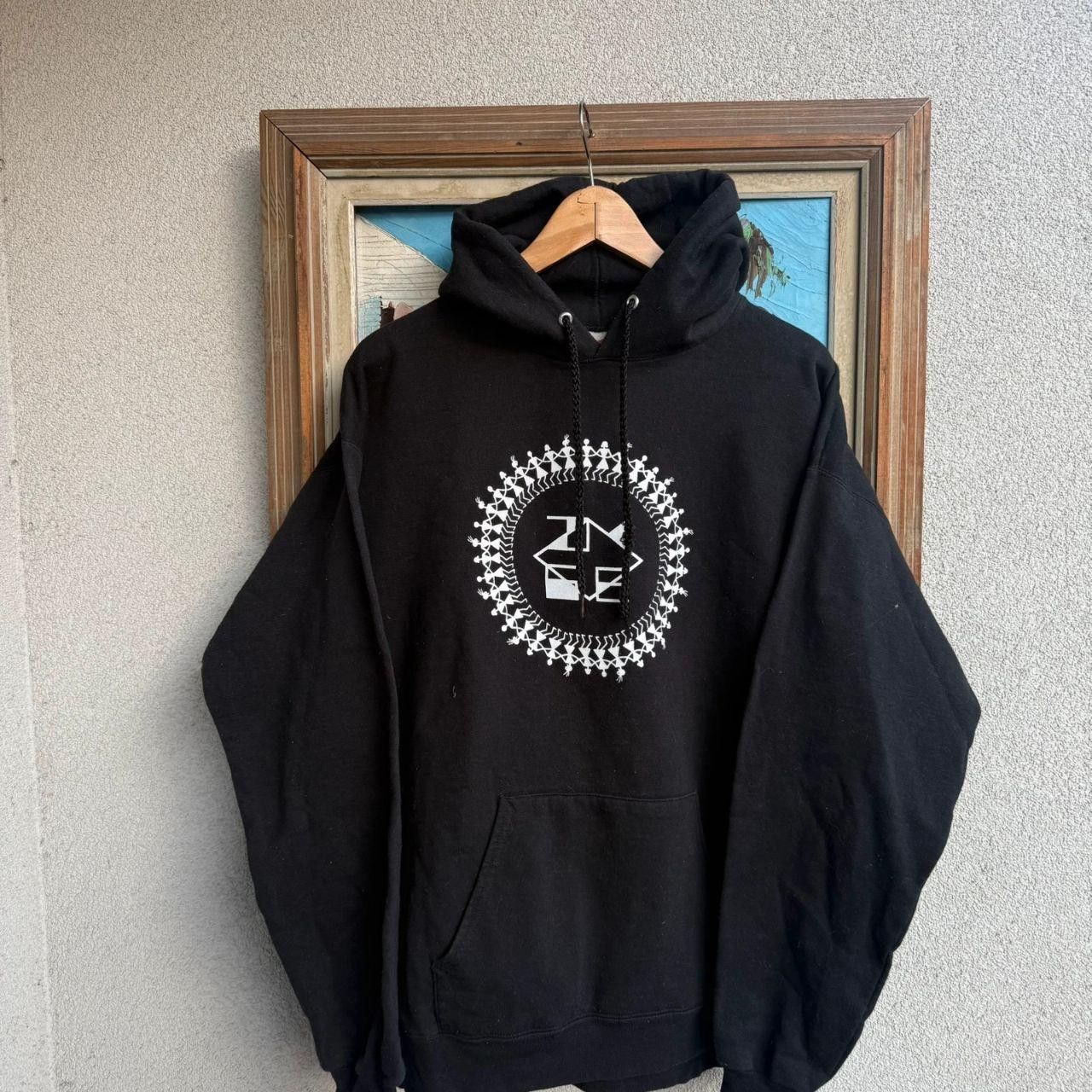Vintage FOTL Folk Black Hoodie Vintage y2k Printed Graphic Size US L / EU 52-54 / 3 - 2 Thumbnail