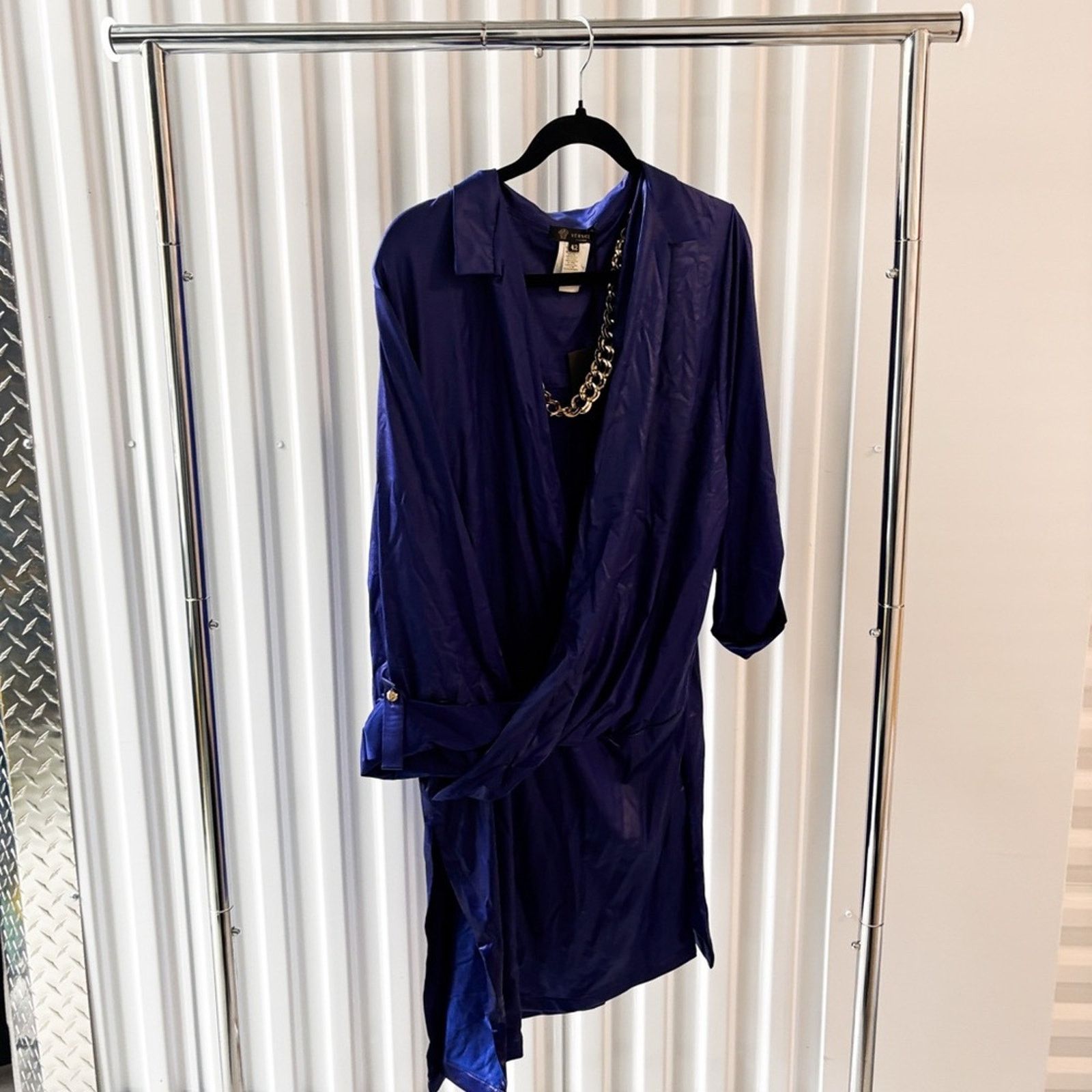 Versace NWT Versace Black Beachwear Tag Purple Women's Size S Size S / US 4 / IT 40 - 1 Thumbnail