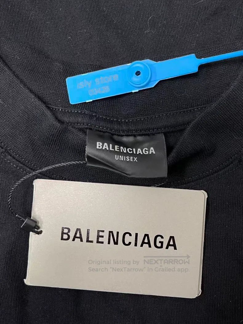 Balenciaga Balenciaga Logo Letter Printed Short Sleeve T-Shirt Size US M / EU 48-50 / 2 - 7 Thumbnail