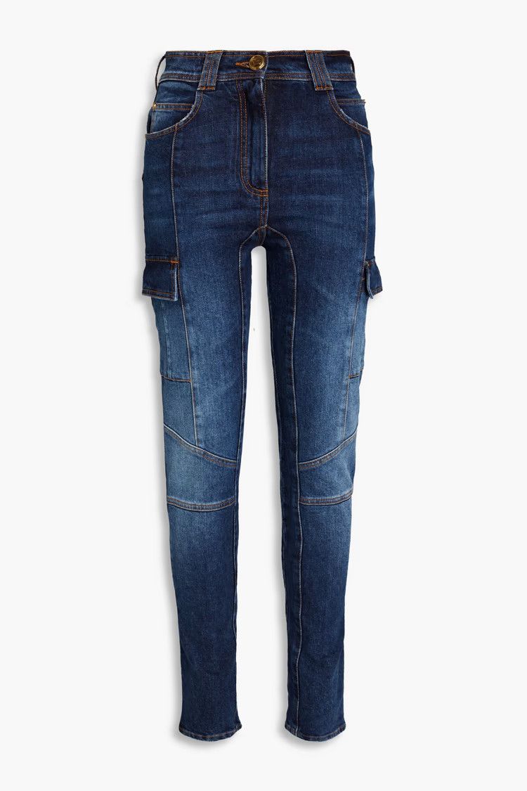 Balmain o1y0625 Denim Pant in Blue Size 27" / US 4 / IT 40 - 1 Thumbnail