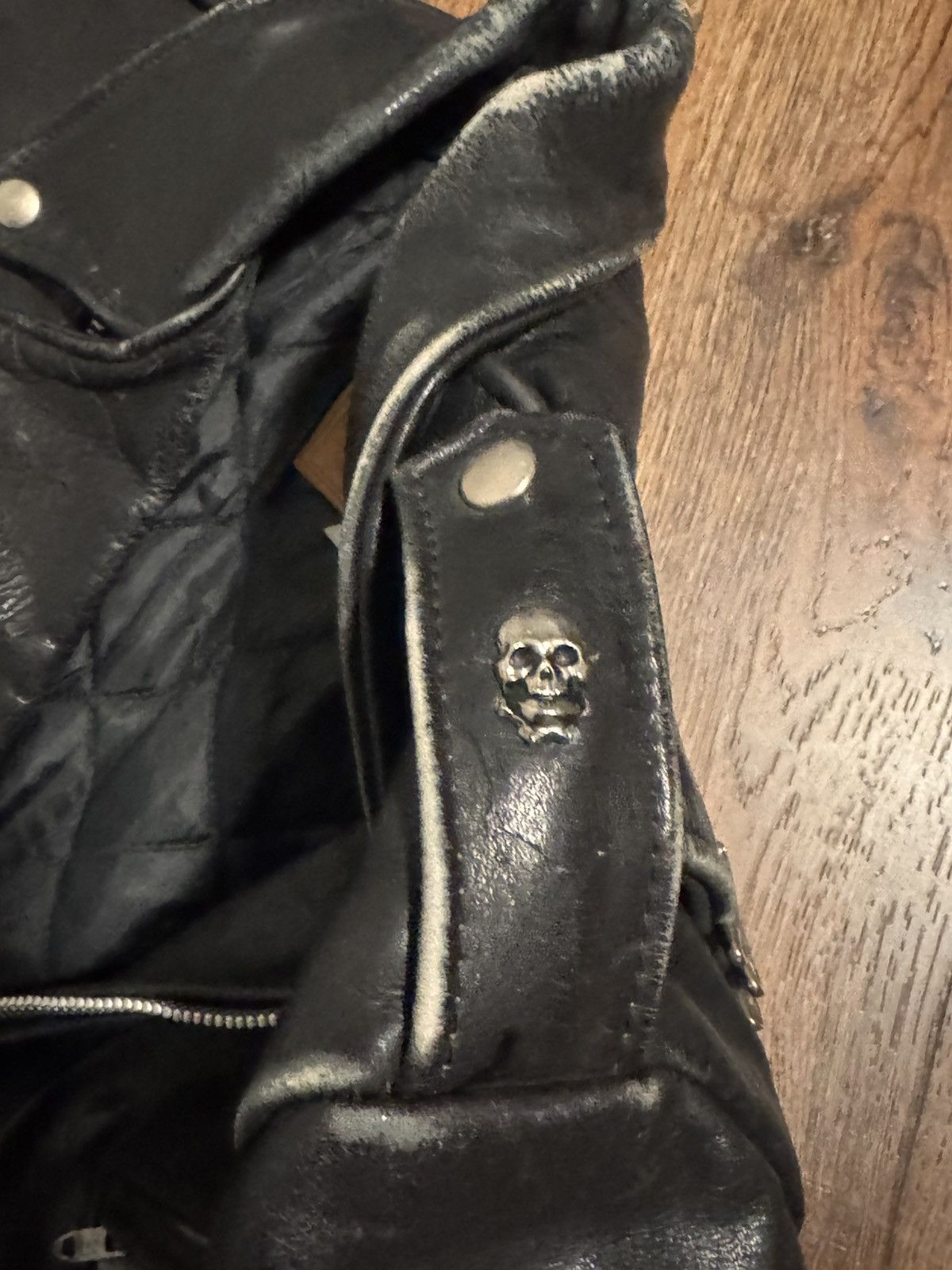 Vintage Vintage Punk Motorcycle Leather Jacket Size US M / EU 48-50 / 2 - 6 Thumbnail
