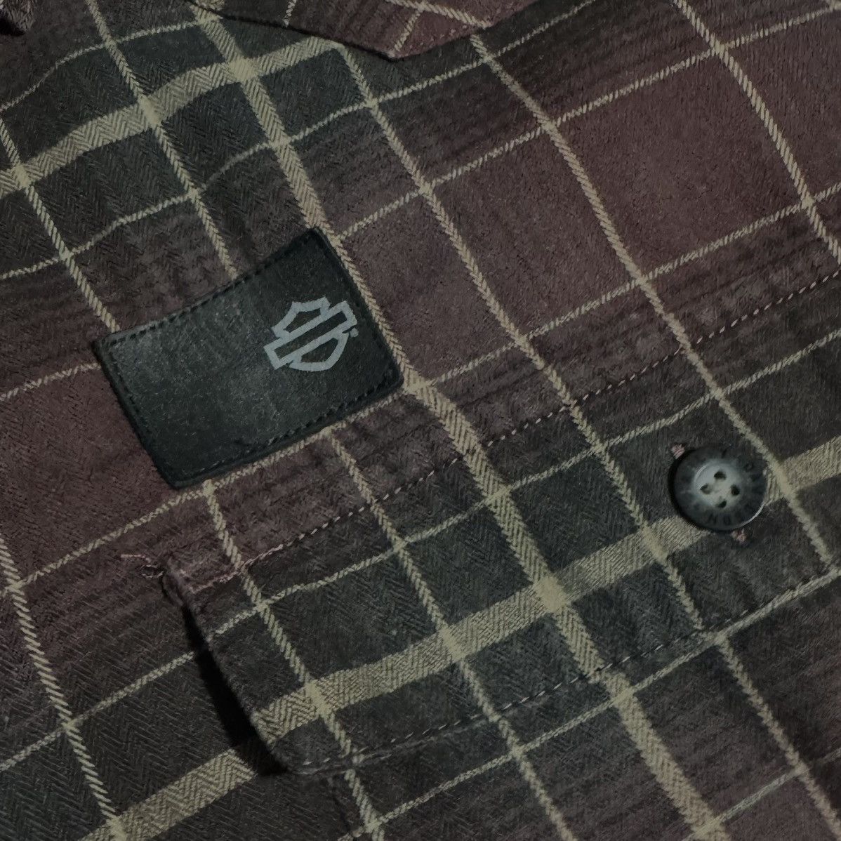 Harley Davidson Flannel Shirt Harley Davidson Size US XL / EU 56 / 4 - 3 Thumbnail