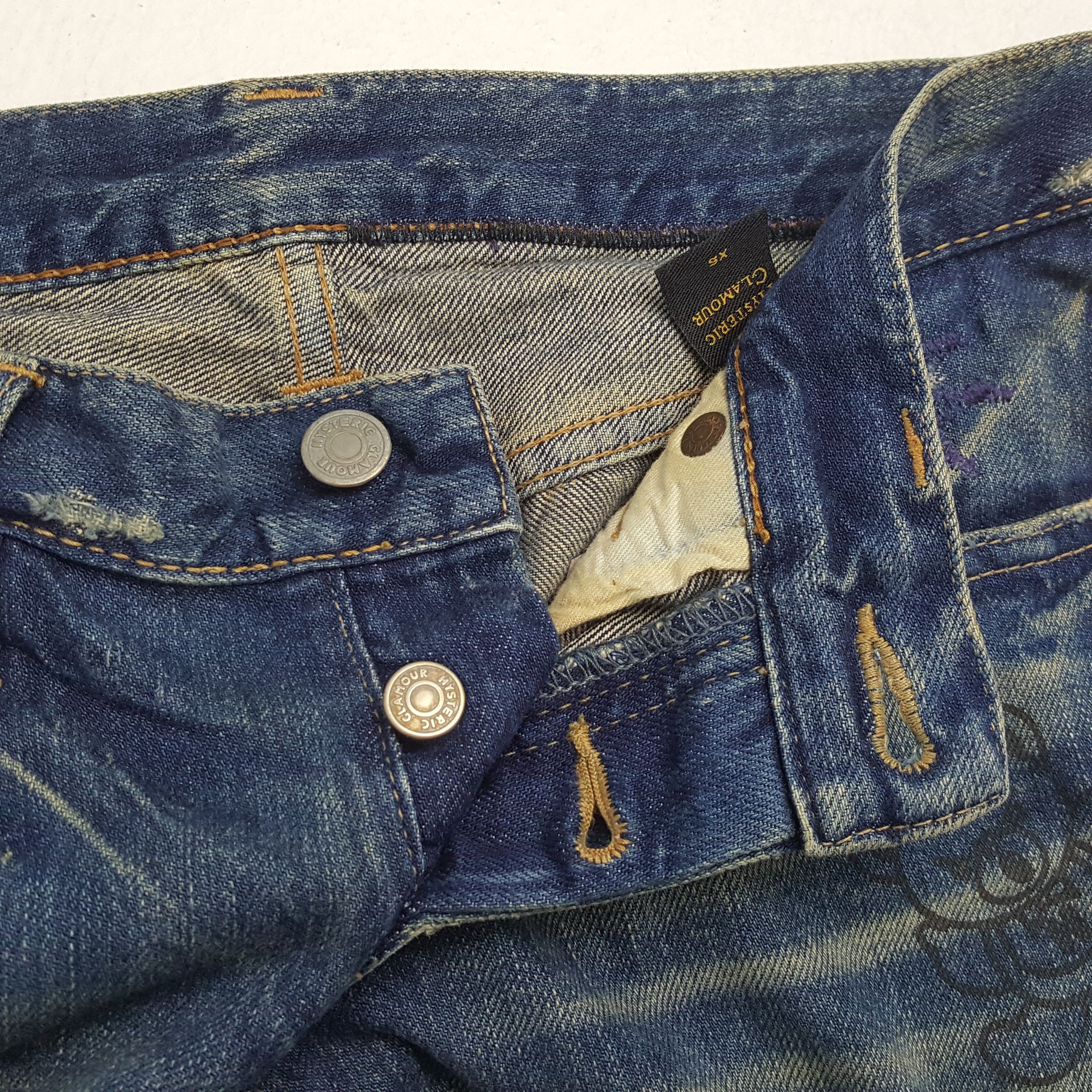 Hysteric Glamour × Japanese Brand × Vintage Vintage HYSTERIC GLAMOUR Japanese Fashion Brand Jeans Size 29" - 12 Thumbnail