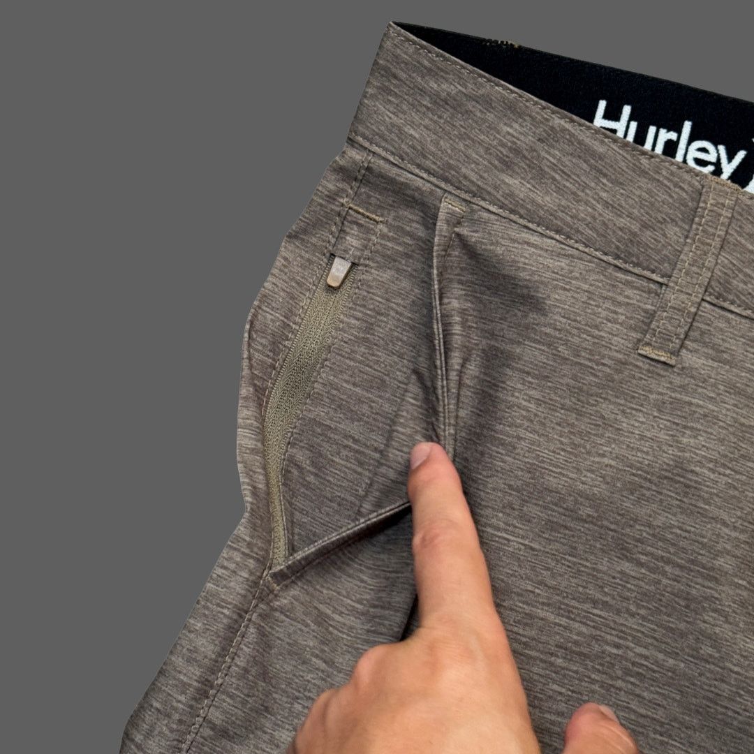 Hurley Hurley Essential Heather Hybrid Walk Short Size 28 Brown NWT Size US 28 / EU 44 - 2 Thumbnail