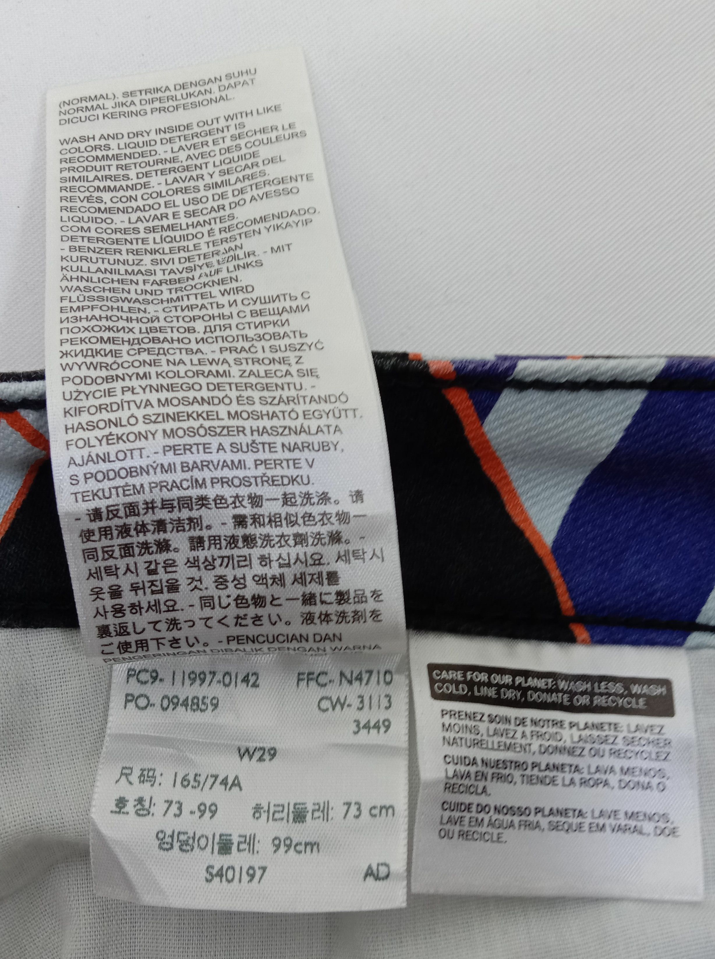 Levi's Levi's Geometric Design Multicolor Jeans Size 29" - 13 Thumbnail