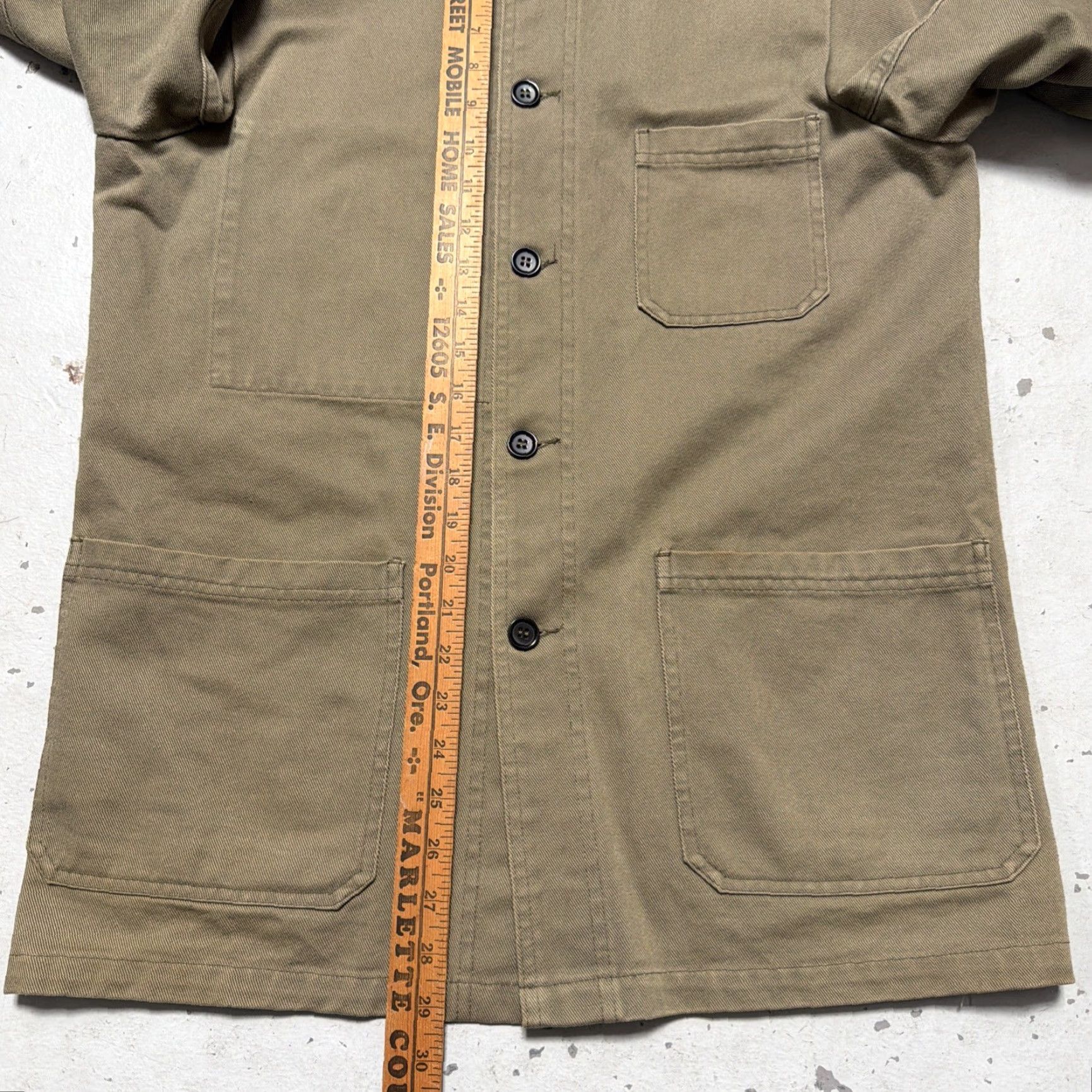 Vetra Vetra Chore Jacket Unisex Adults Regular 42 Cotton See Photos Distressed France Euro 42 Size US XS / EU 42 / 0 - 7 Thumbnail