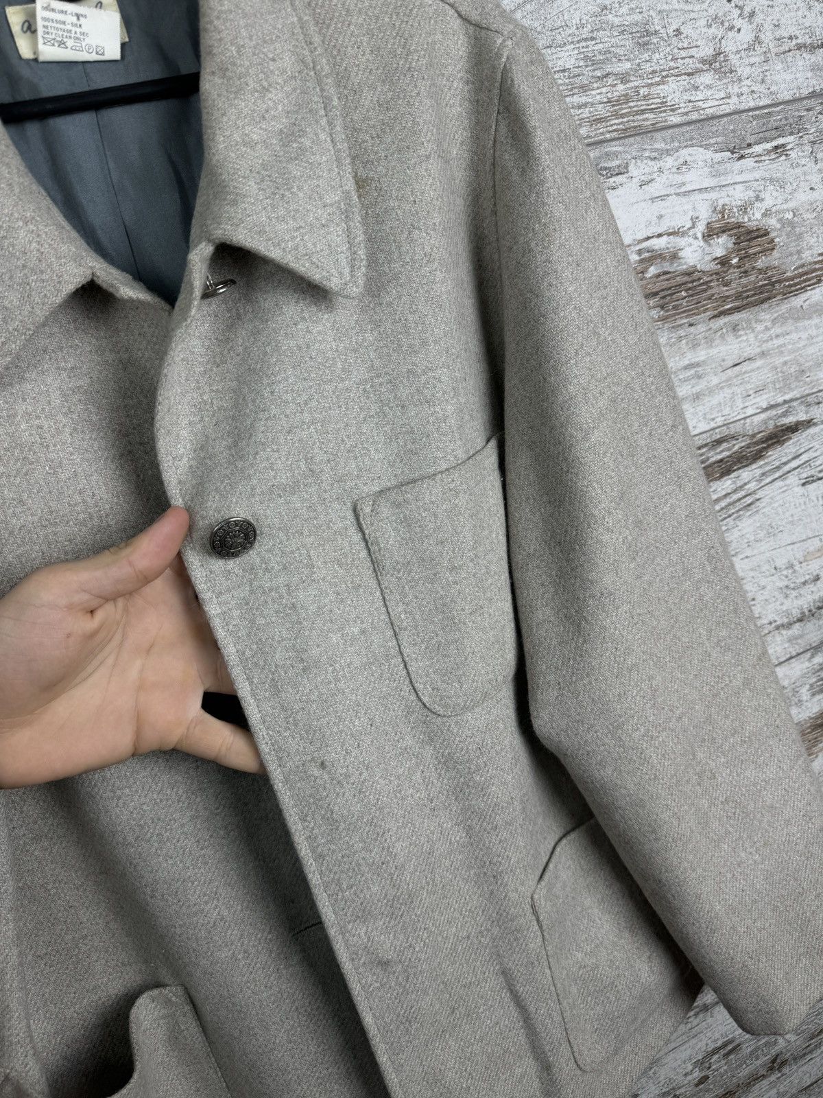 agnes b. Mens Vintage Agnes B. Paris Wool Jacket overshirt sweatshirt Size US M / EU 48-50 / 2 - 12 Thumbnail