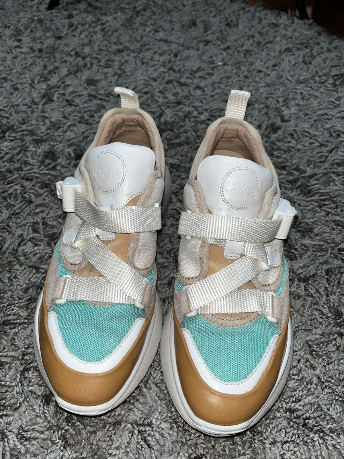 Chloe CHLOE LEATHER SNEAKERS SIZE 35 EU Size US 5 / IT 35 - 2 Thumbnail