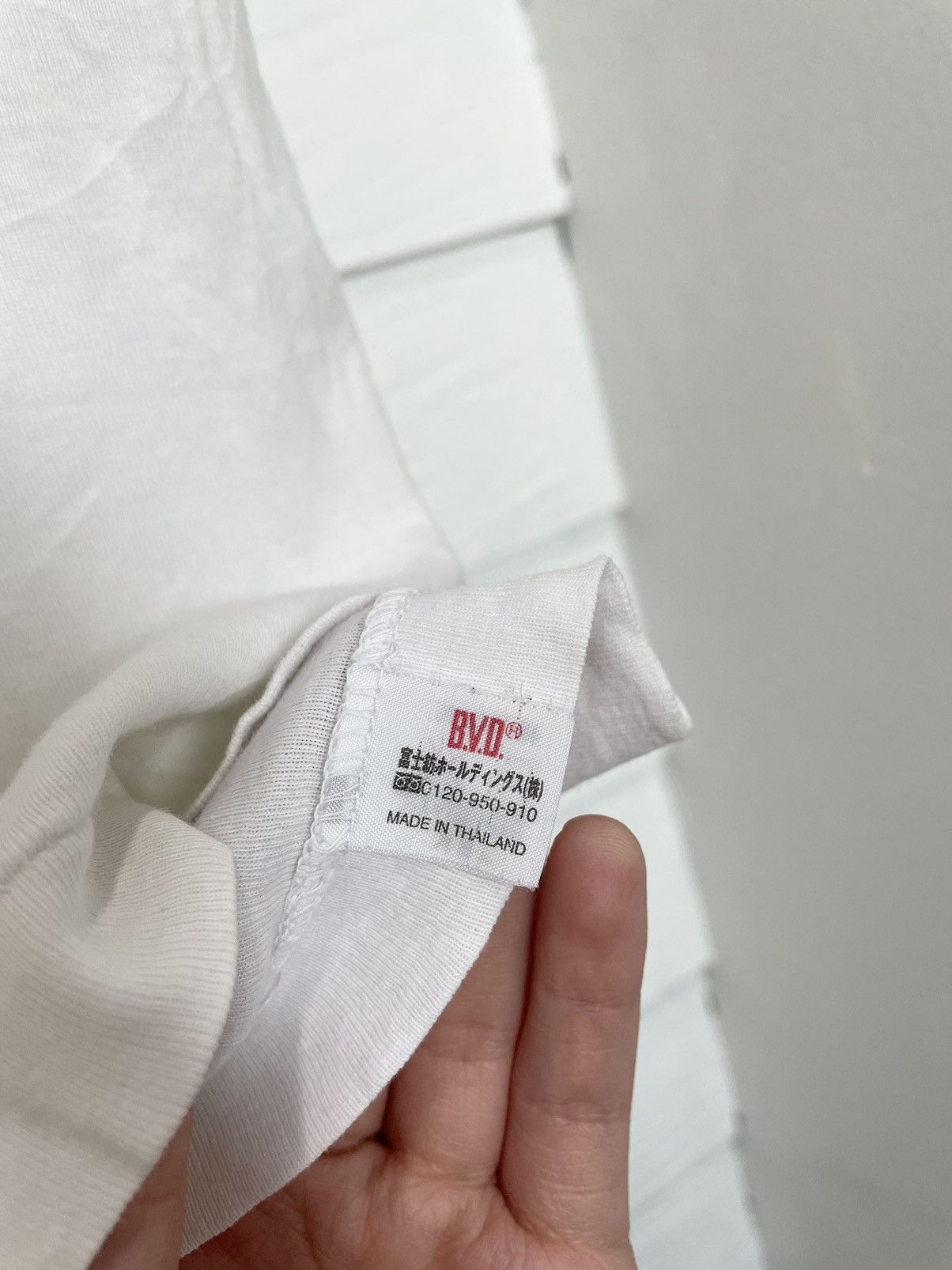 Vintage VINTAGE BVD BLANK WHITE SLEEVELESS Size US XS / EU 42 / 0 - 7 Thumbnail