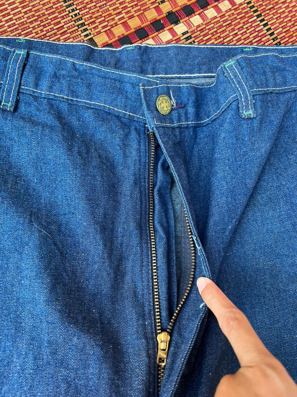Oshkosh Vtg 60s,70s Oshkosh BGosh Carpenter Denim Size US 33 - 4 Thumbnail