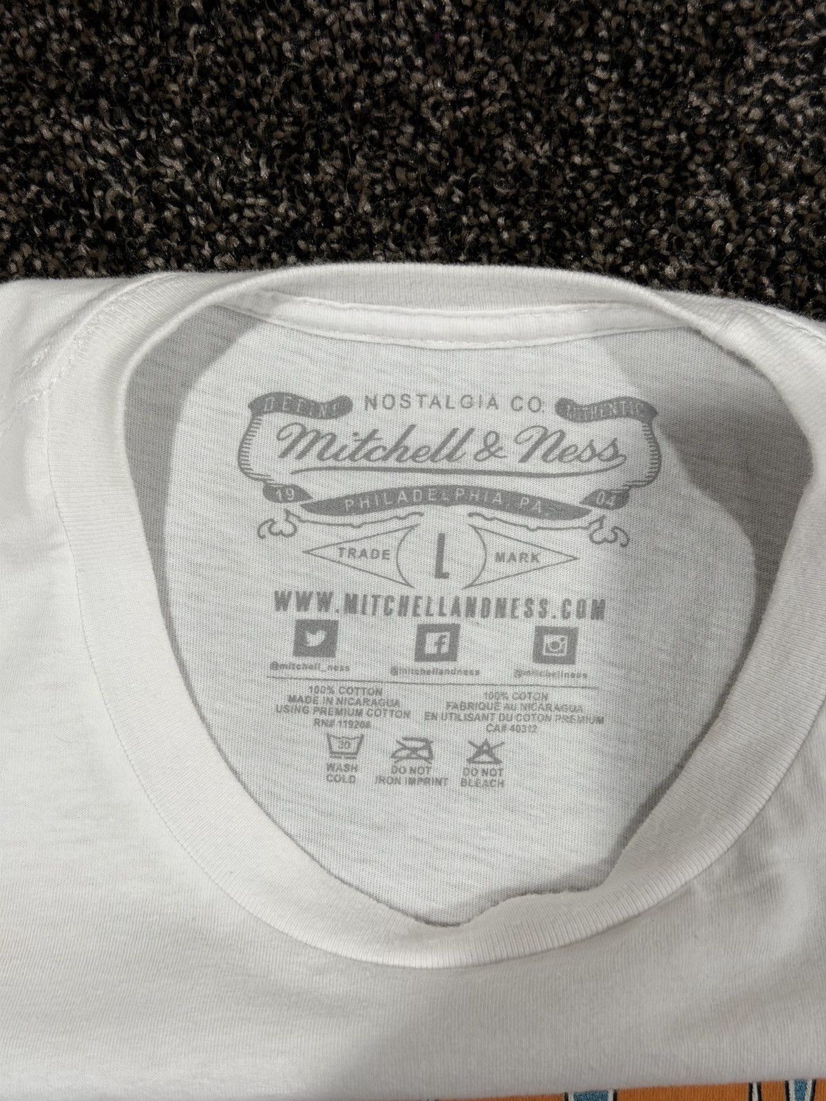 Mitchell & Ness Mitchell & Ness NBA Gilbert Arenas Agent Zero White T-Shirt Size US L / EU 52-54 / 3 - 9 Thumbnail