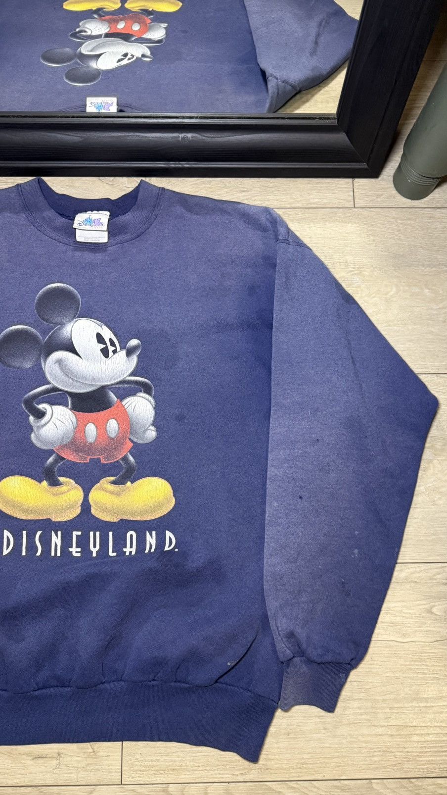 Disney Vintage / Y2K 1990s Disney Mickey Mouse Sweatshirt Crewneck Size US L / EU 52-54 / 3 - 4 Thumbnail