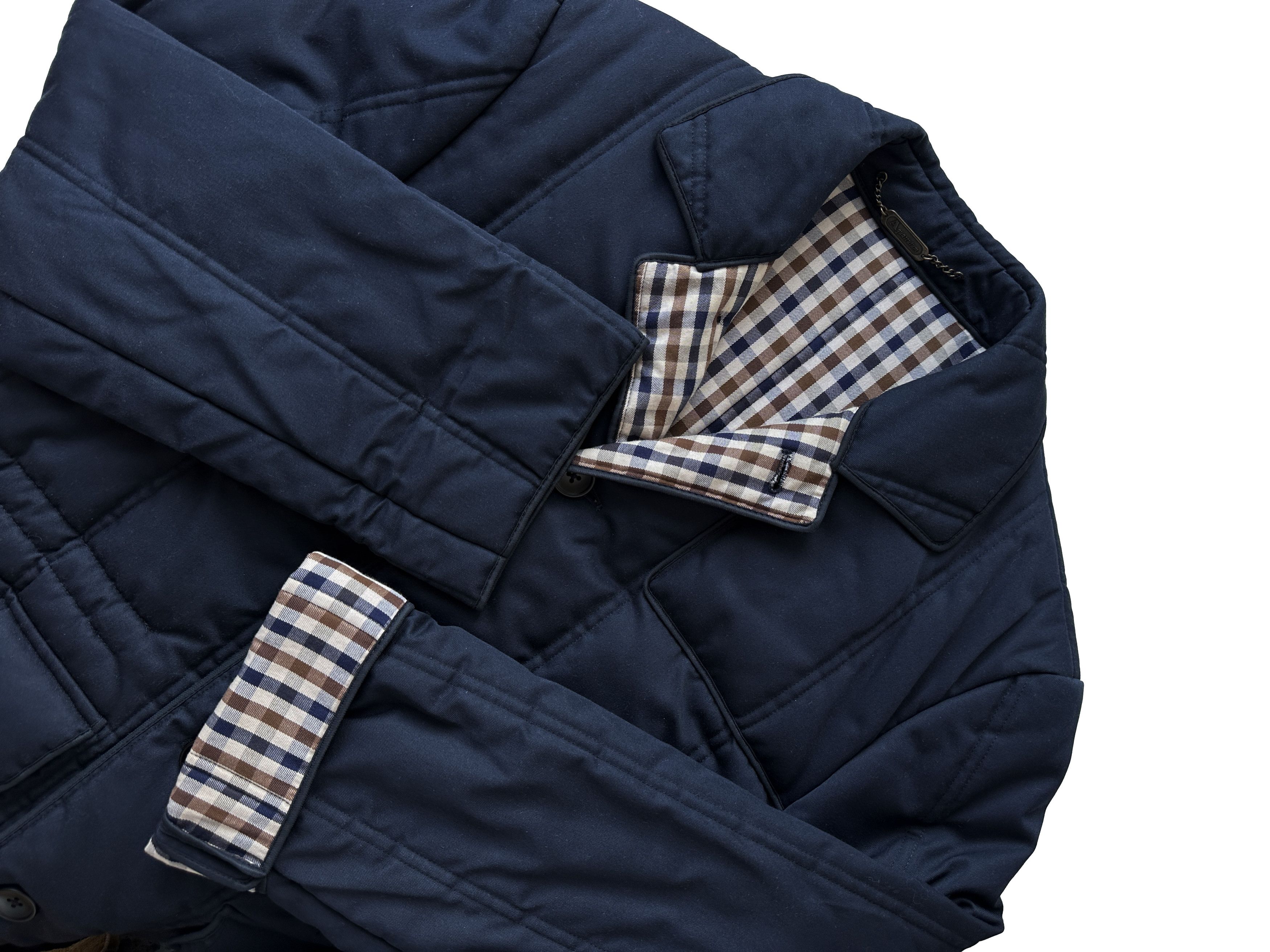 Aquascutum Aquascutum Vintage navy quilted jacket Size US M / EU 48-50 / 2 - 4 Thumbnail