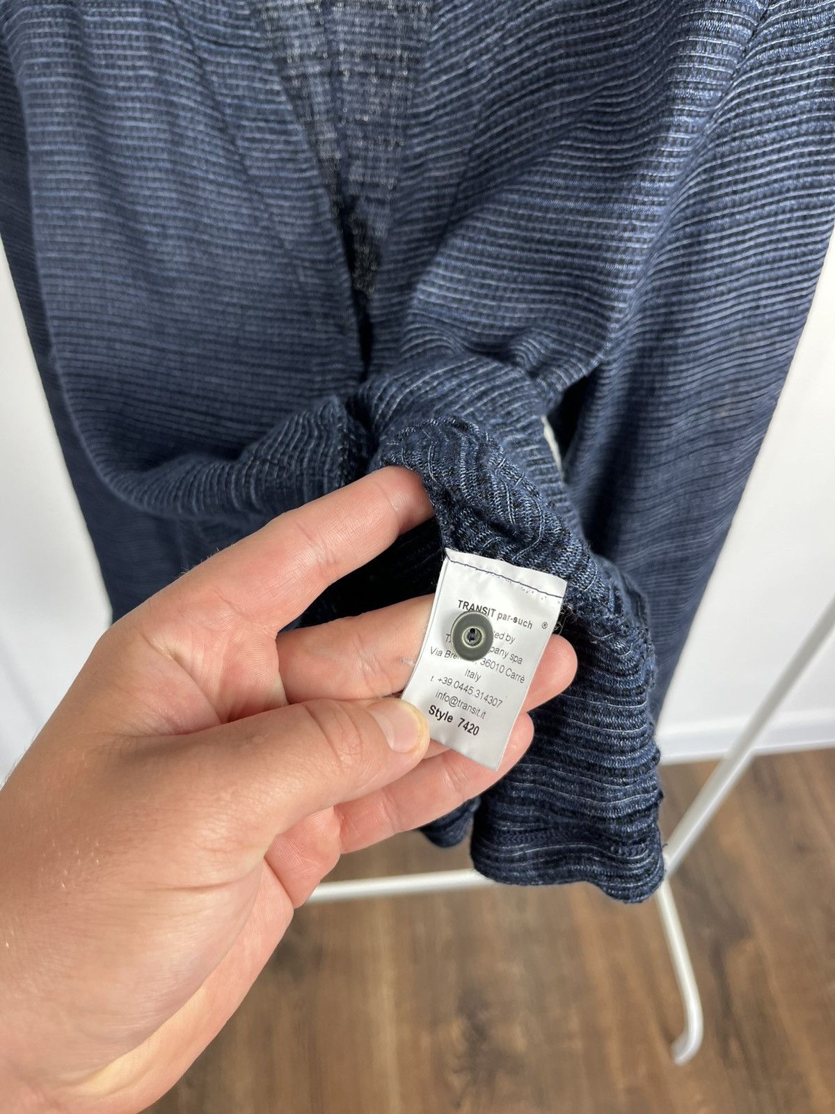 Transit Transit Par-Such Textured Linen Cotton Knit Cardigan Italy Size S / US 4 / IT 40 - 5 Thumbnail