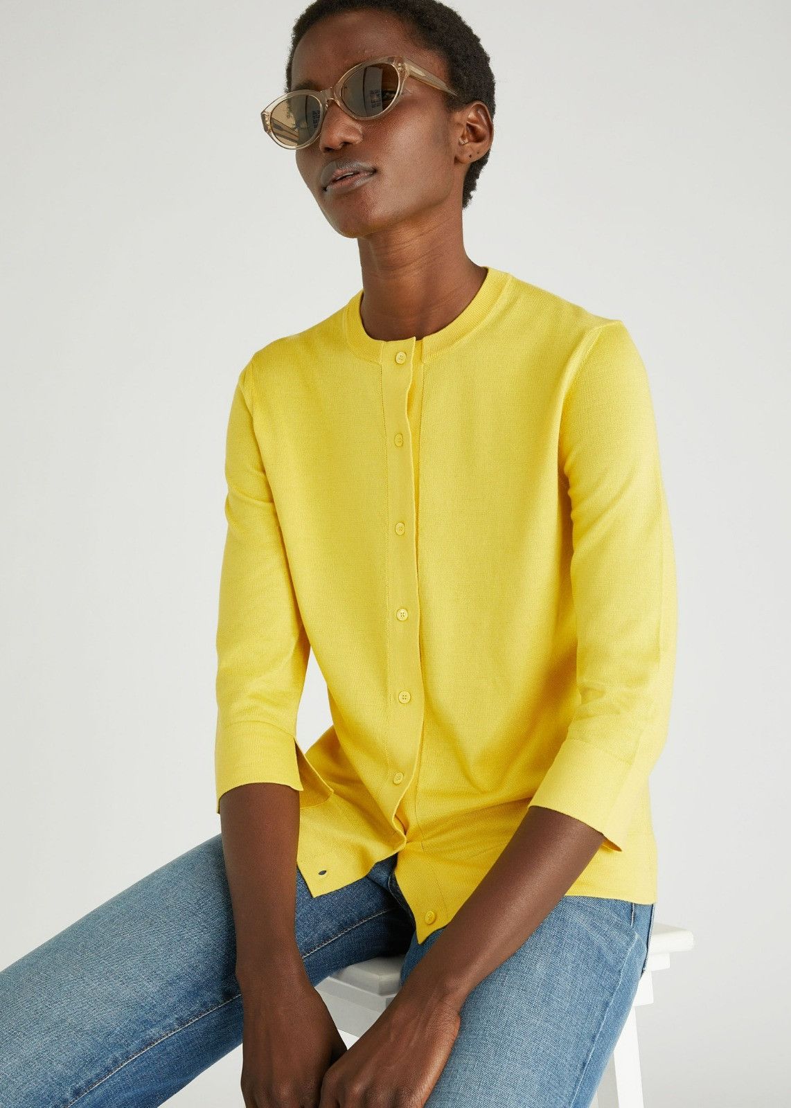 Loro Piana o1srvl11e0424 Sweatshirt in Yellow Size S / US 4 / IT 40 - 2 Thumbnail