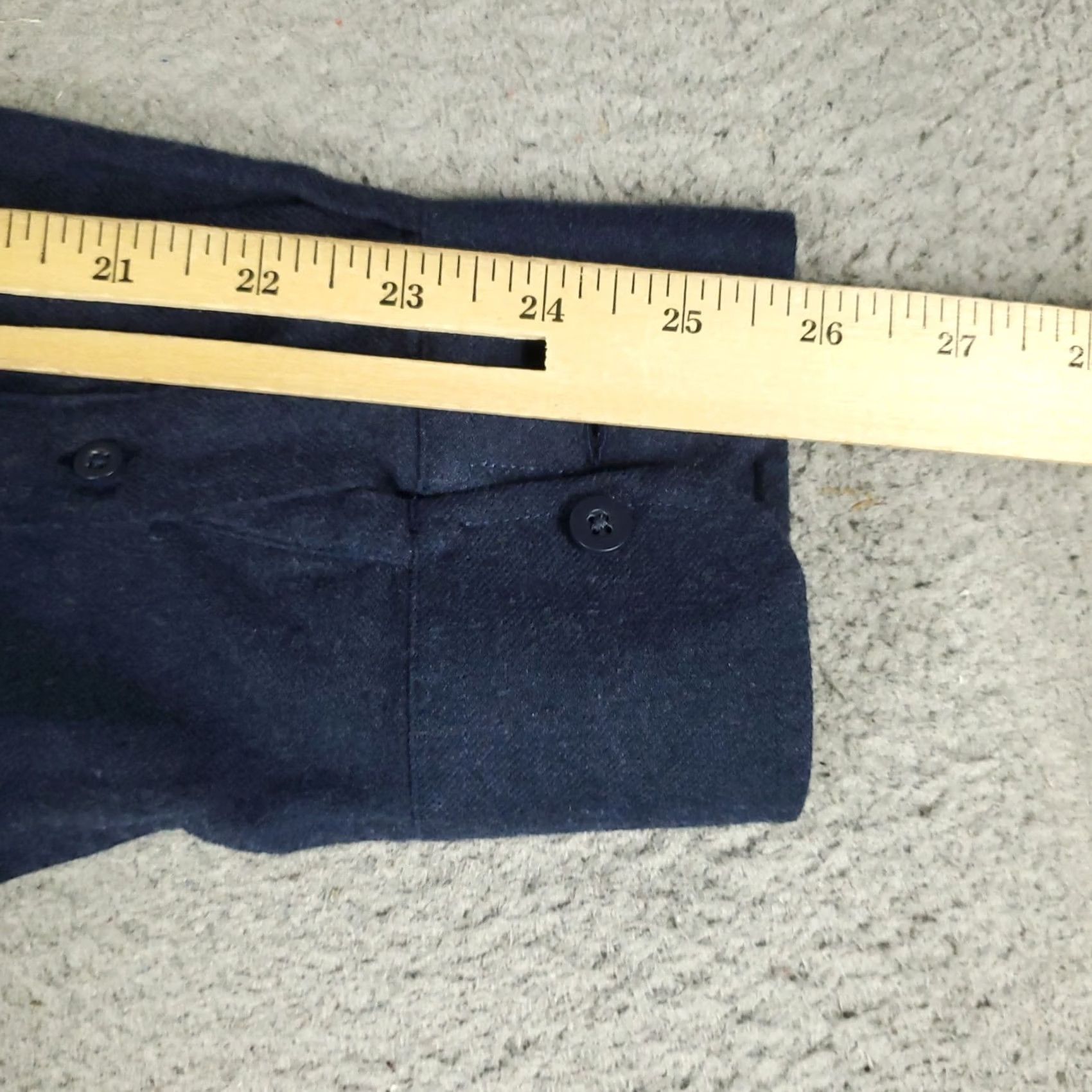UNTUCKit UNTUCKit Shirt Mens Large Blue Flannel Button Up Long Sleeve Regular Fit Cotton Size US L / EU 52-54 / 3 - 6 Thumbnail