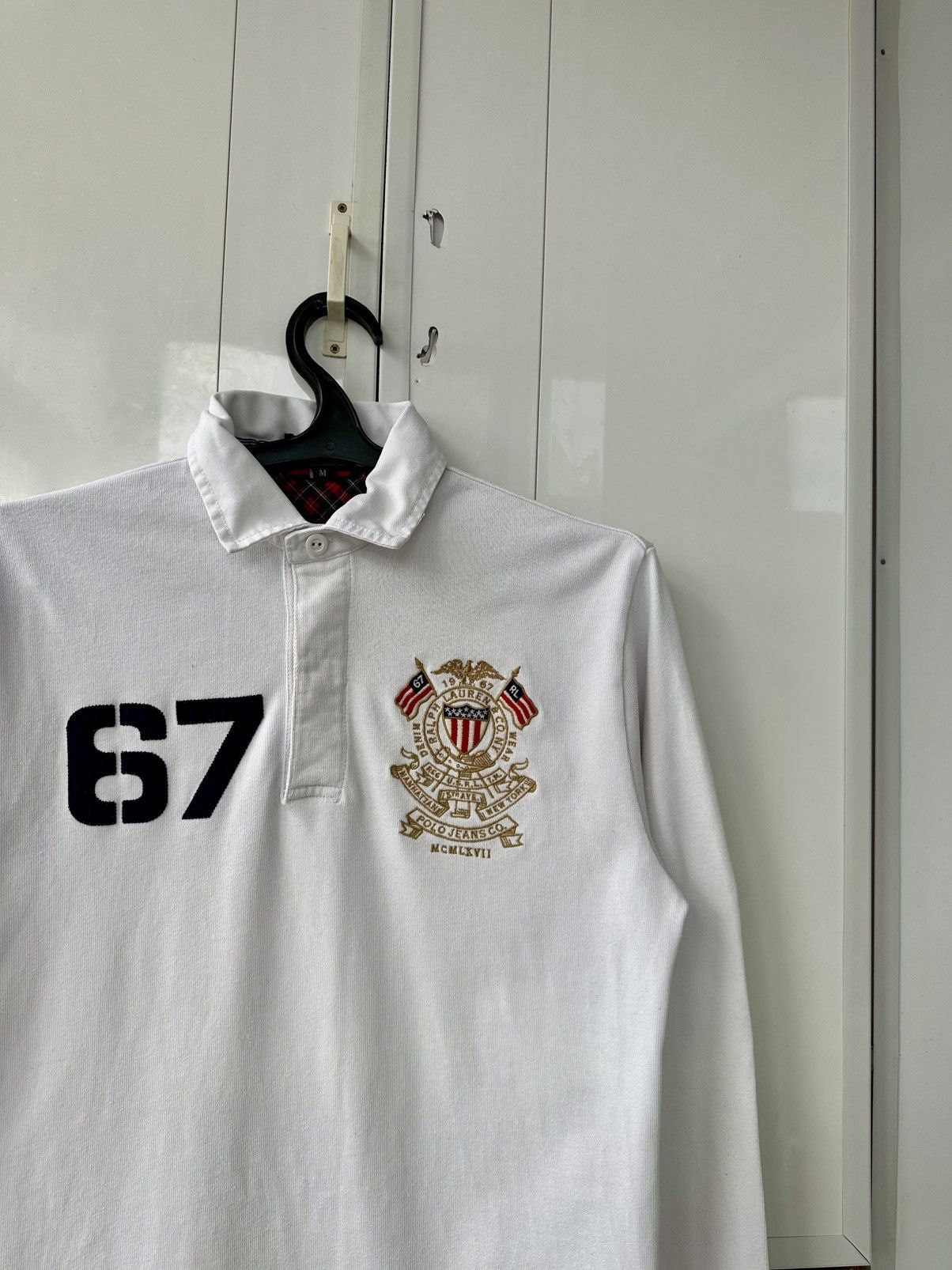 Polo Ralph Lauren Vintage Polo Ralph Lauren USA 67 Rugby Size US M / EU 48-50 / 2 - 4 Thumbnail