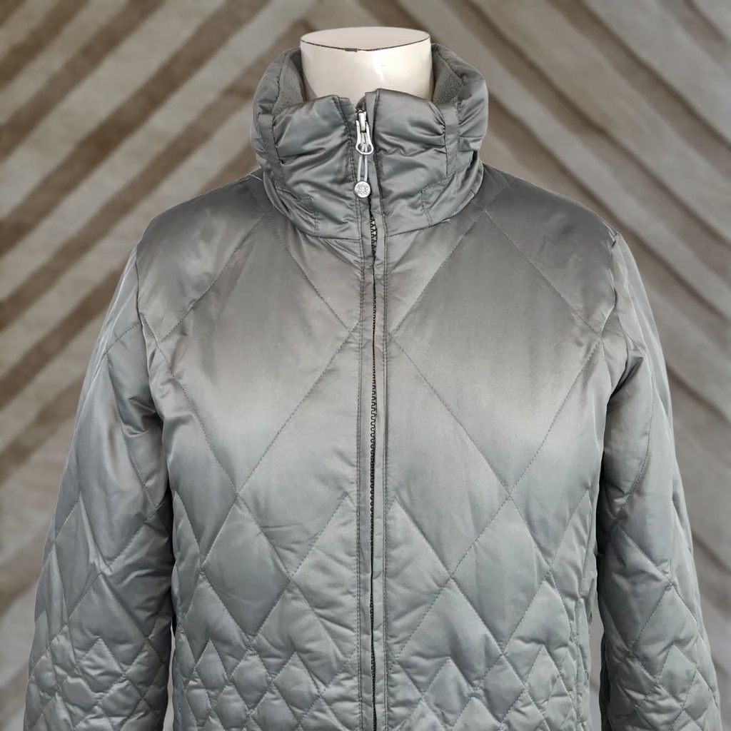 Eddie Bauer EDDIE BAUER WOMENS SMALL GRAY DOWN COAT PARKA FULL ZIP DUSTER Size S / US 4 / IT 40 - 1 Thumbnail