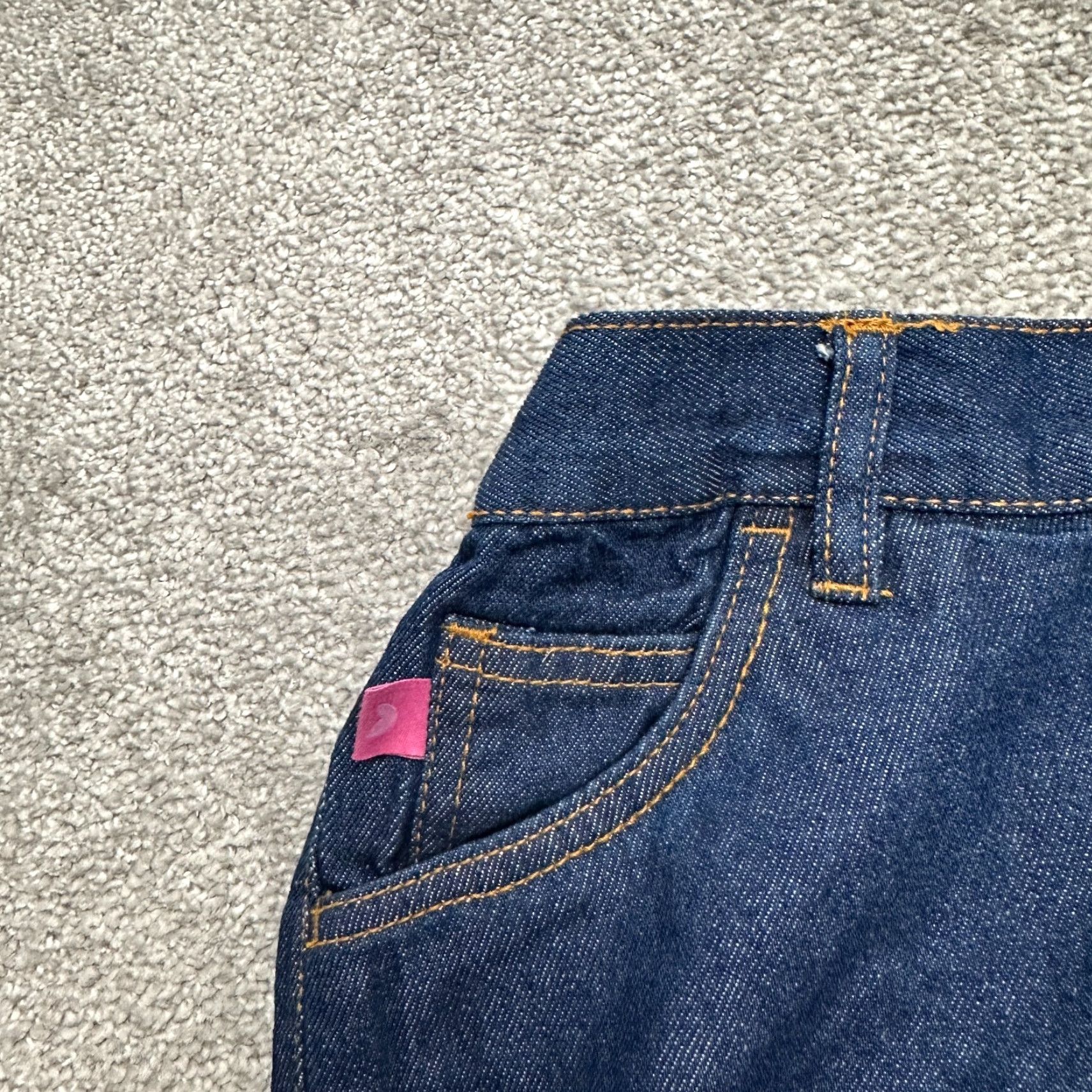 Vintage Woman Within Jeans Womens 22W Plus Size Denim Straight 36x28 Blue High Rise 5-Pocket Size 40" / US 18 - 4 Thumbnail
