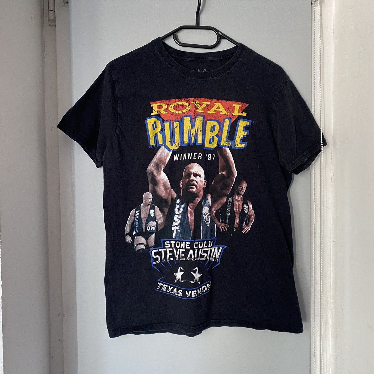 Wwf WWE ROYAL RUMBLE STEVE AUSTIN STONE COLD T SHIRT | Grailed