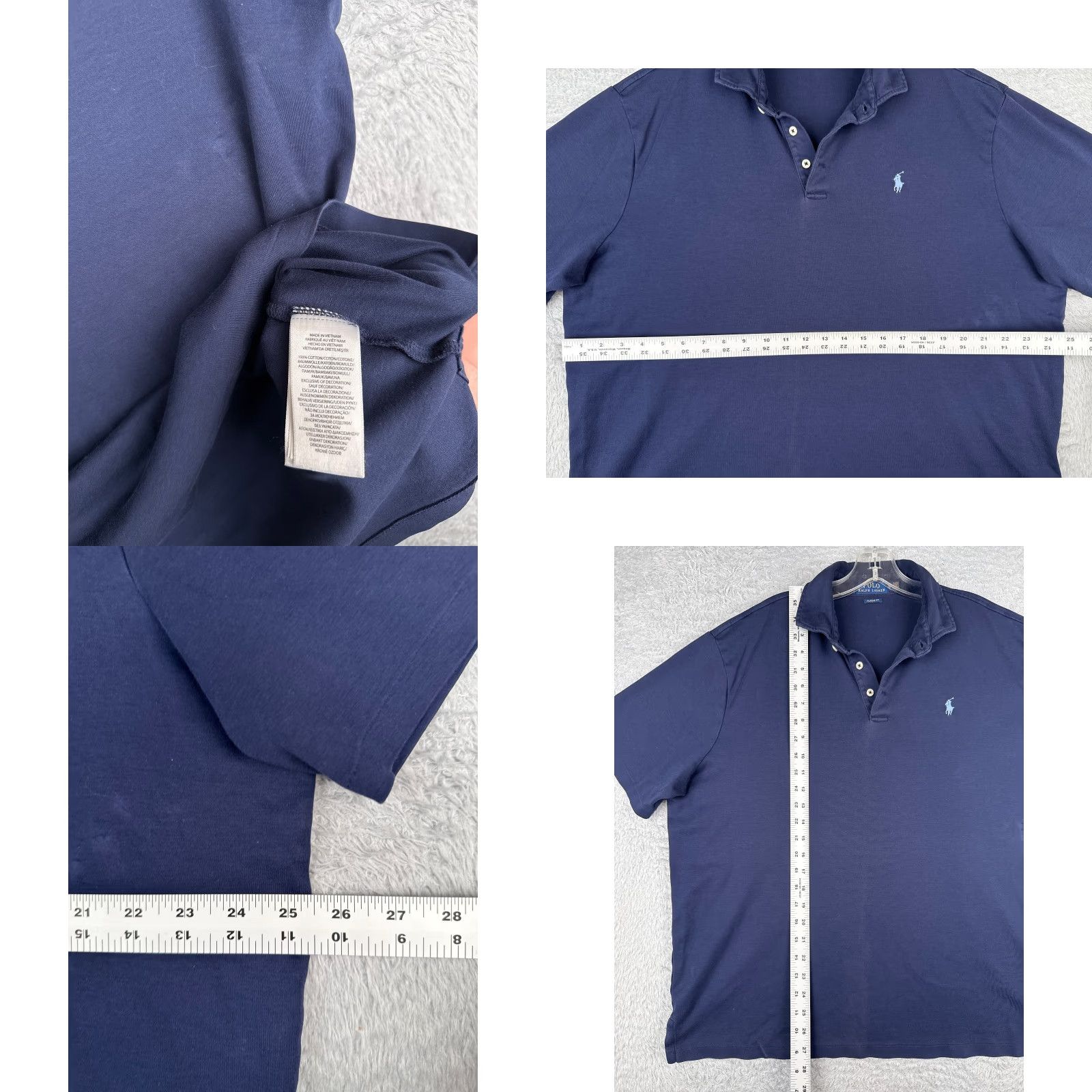 Ralph Lauren Polo Ralph Lauren Polo Shirt Blue XL Classic Fit 100% Cotton Mens Size US XL / EU 56 / 4 - 8 Thumbnail