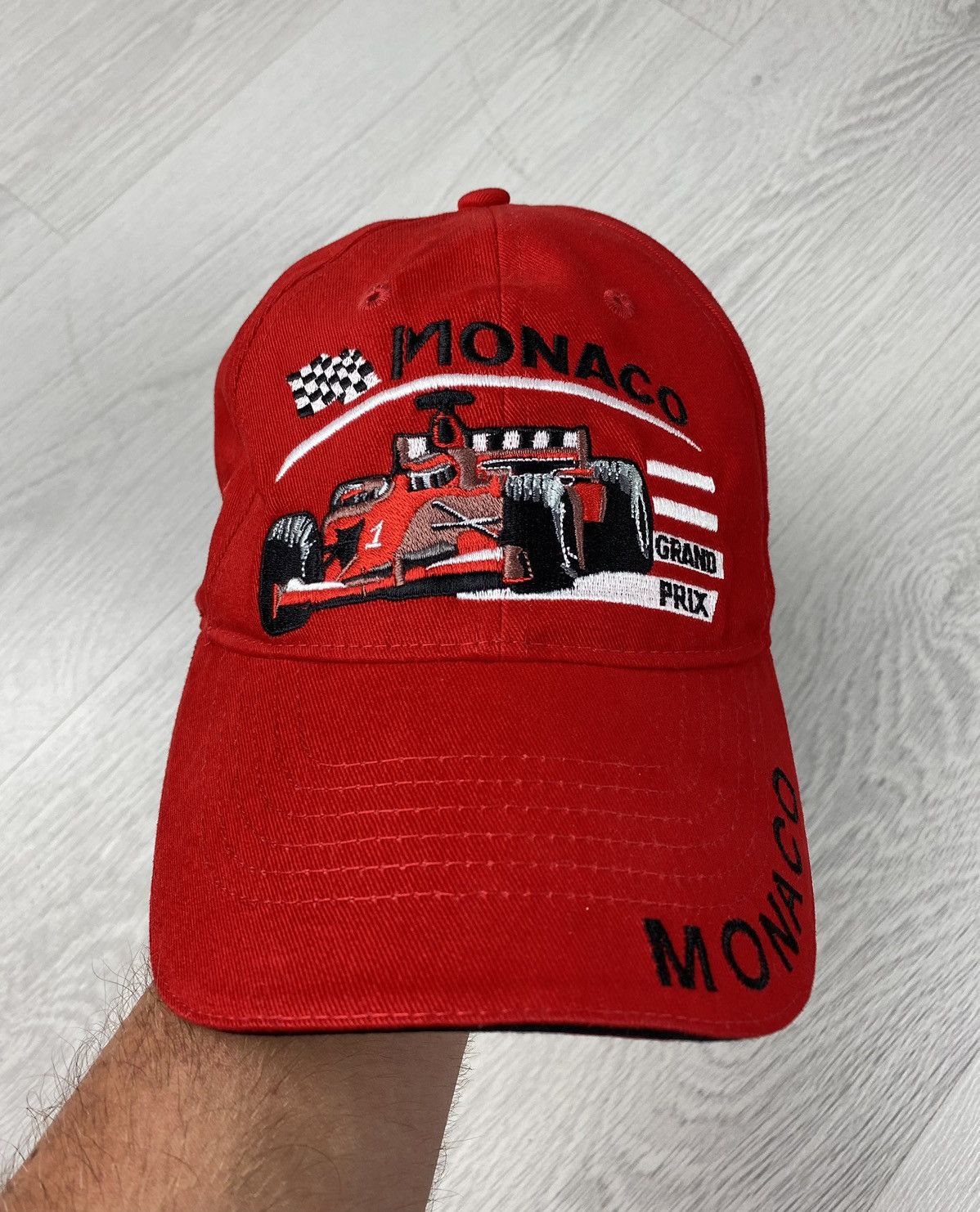 Vintage Grand Prix Monaco F1 Hat Cap Land Rover Mercedes BMW Size ONE SIZE - 1 Thumbnail