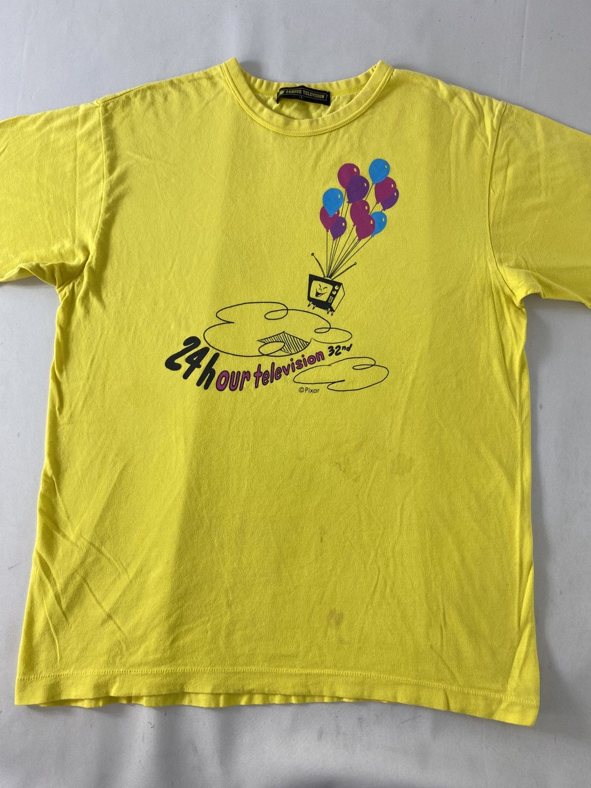 Japanese Brand 90s 24 Hour Television 32nd Pixar Charity Printed Tee Size US M / EU 48-50 / 2 - 3 Thumbnail