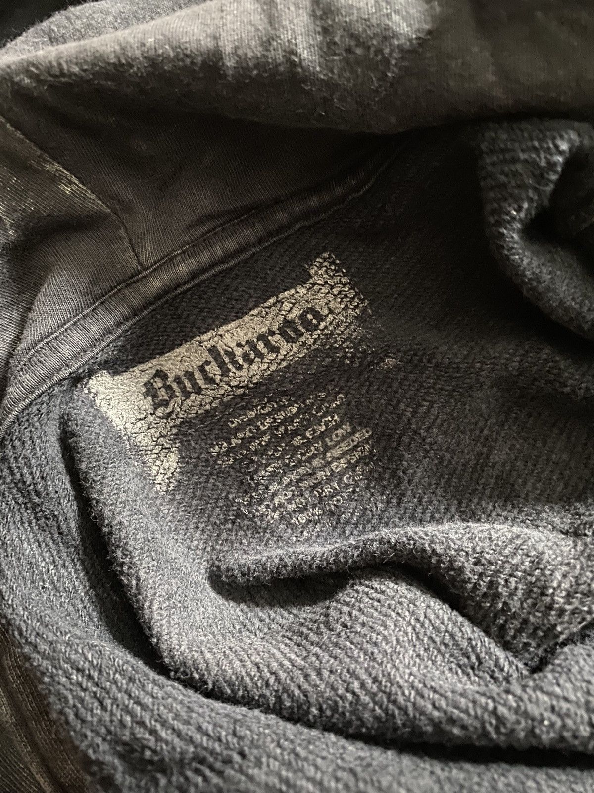 If Six Was Nine × Japanese Brand × Le Grande Bleu (L.G.B.) Buckaroo patch skull wash black hoodie Size US L / EU 52-54 / 3 - 7 Thumbnail