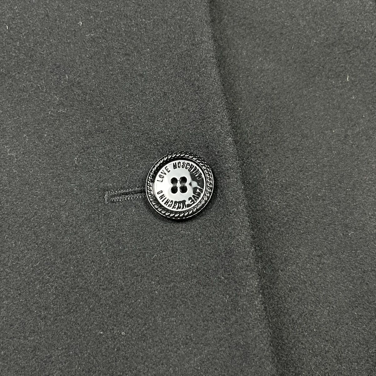 Love Moschino Love Moschino Cashmere Luxury Coat Black Size M / US 6-8 / IT 42-44 - 8 Thumbnail