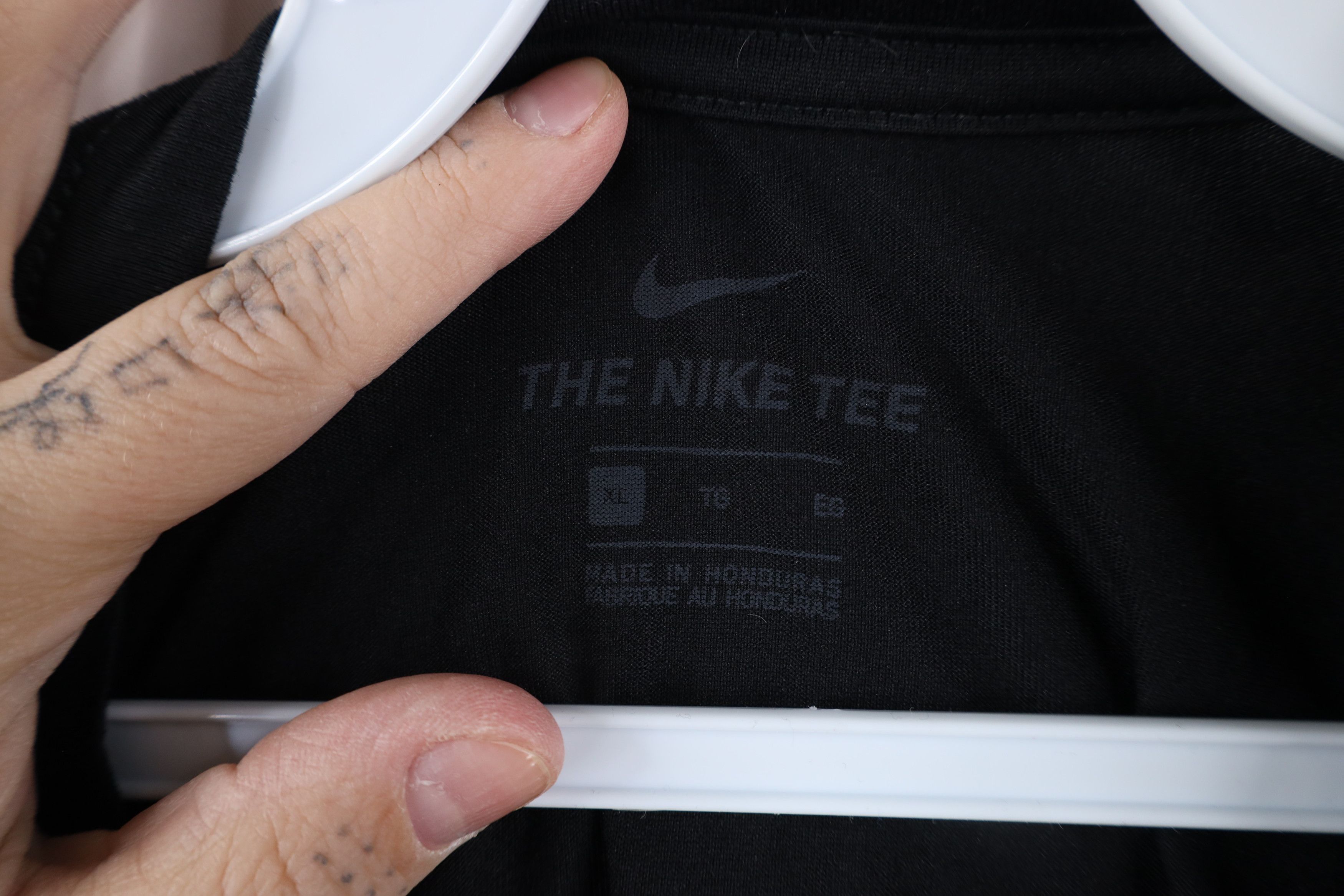 Nike × Vintage Nike Dri-Fit University Short Sleeve T-Shirt Black Polyester Size US XL / EU 56 / 4 - 7 Thumbnail