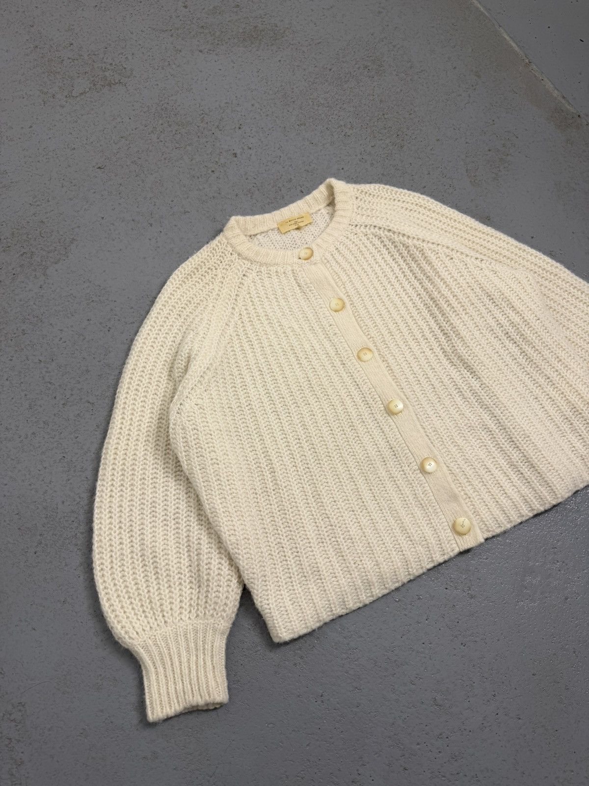 Sezane Sezane Milky Alpaca Knitted Wool Cardigan Size L / US 10 / IT 46 - 3 Thumbnail