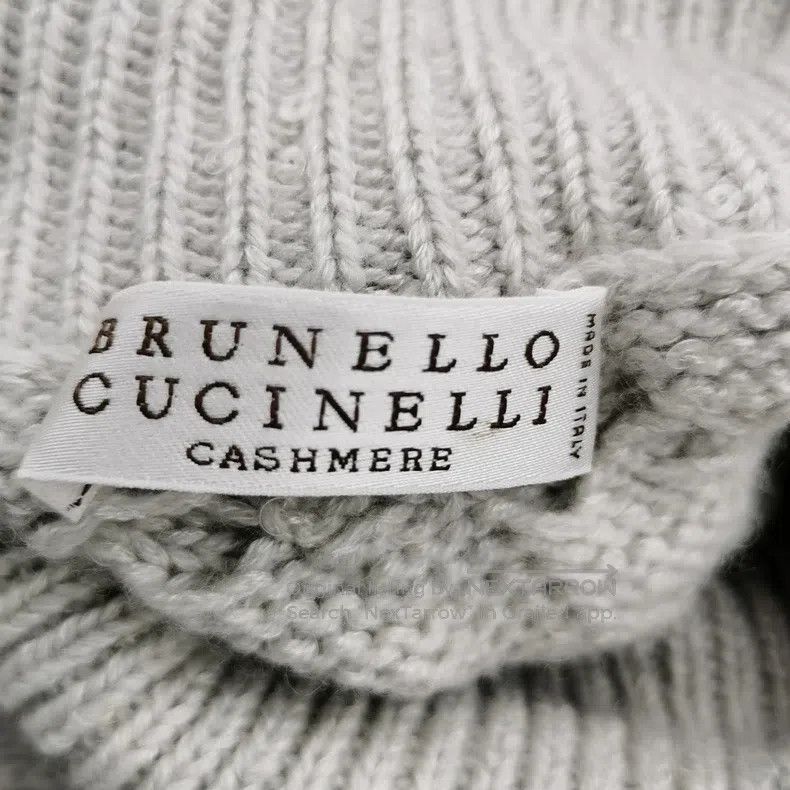 Brunello Cucinelli Brunello Cucinelli Cashmere and silk blend solid-colored h Size M / US 6-8 / IT 42-44 - 4 Thumbnail
