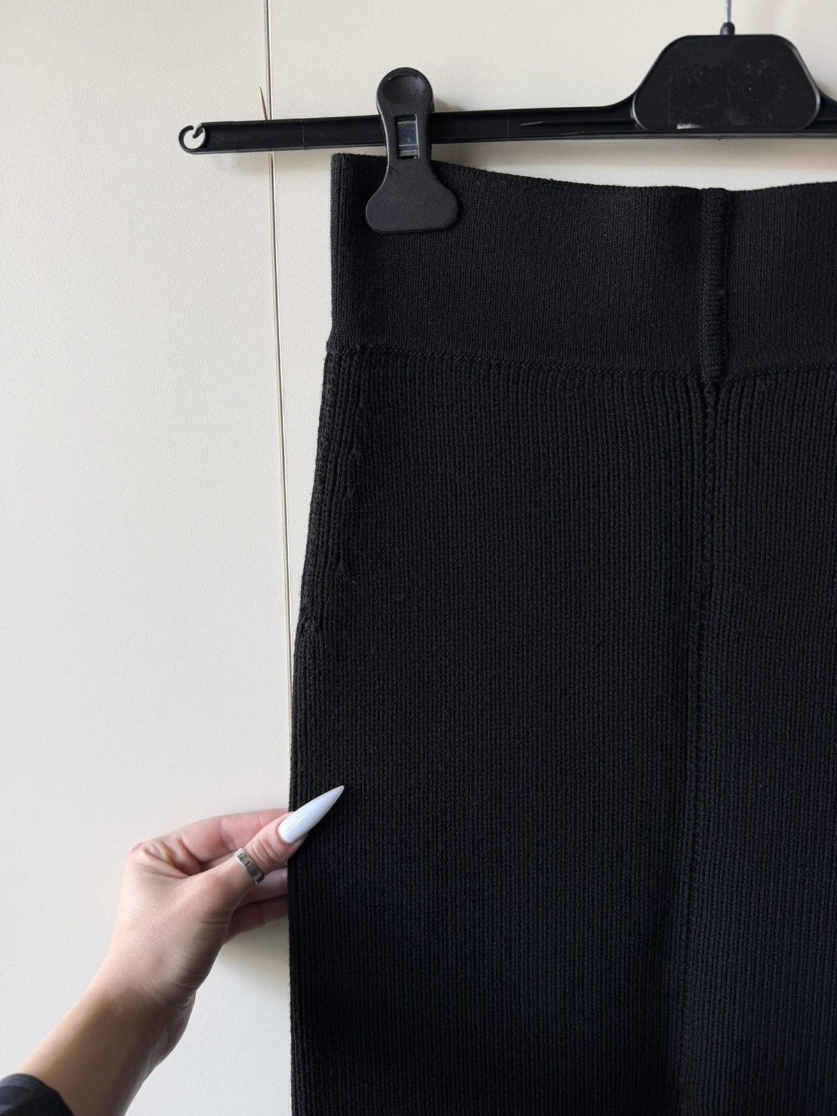 Rick Owens wool skirt with fornt slit Size 27" / US 4 / IT 40 - 2 Thumbnail