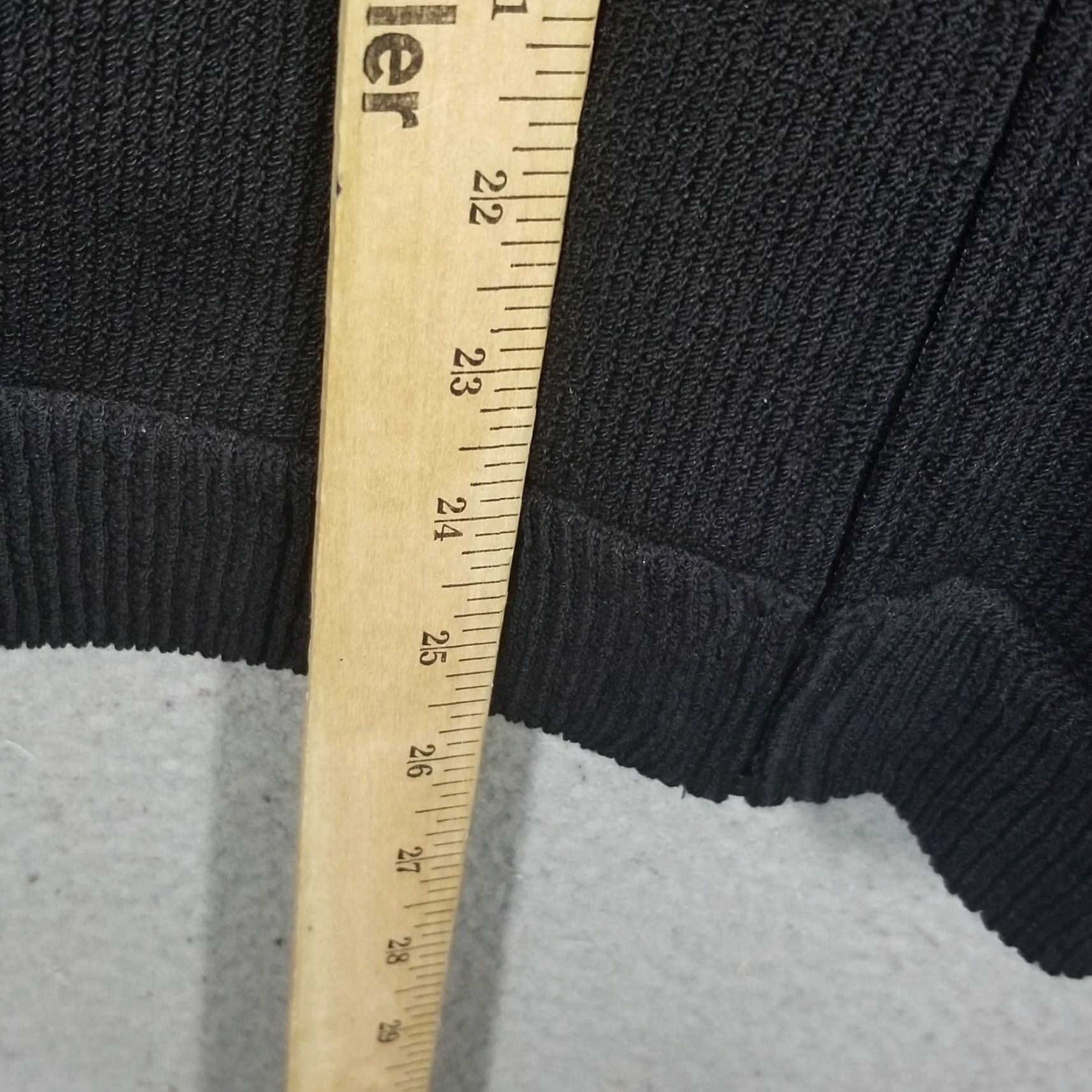 St. John VINTAGE St. John Sport Women Large Wool Blend Full-Zip Jacket Geometric Black Fall Winter Size L / US 10 / IT 46 - 7 Thumbnail